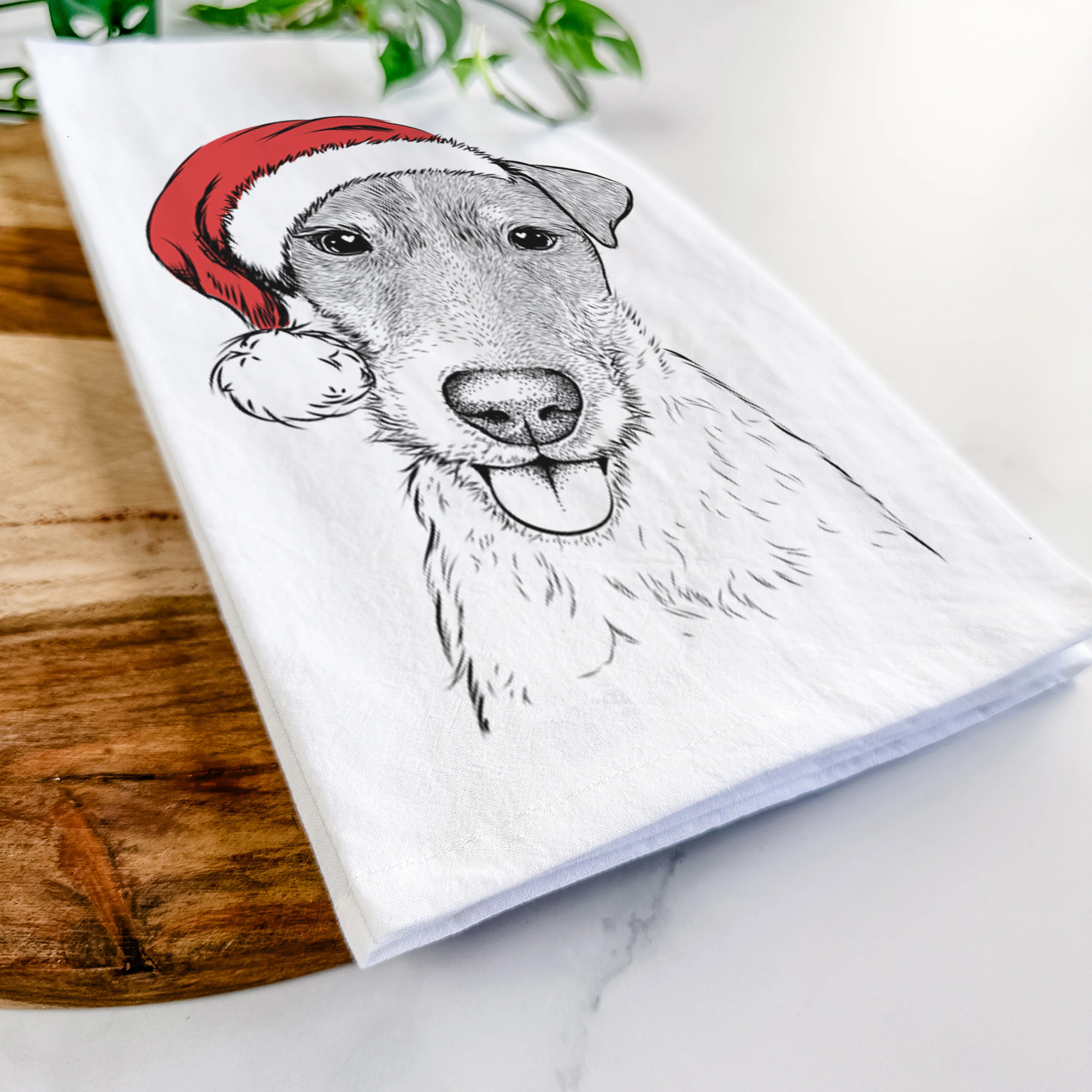 Rider the Parson Russell Terrier Tea Towel - Image 9