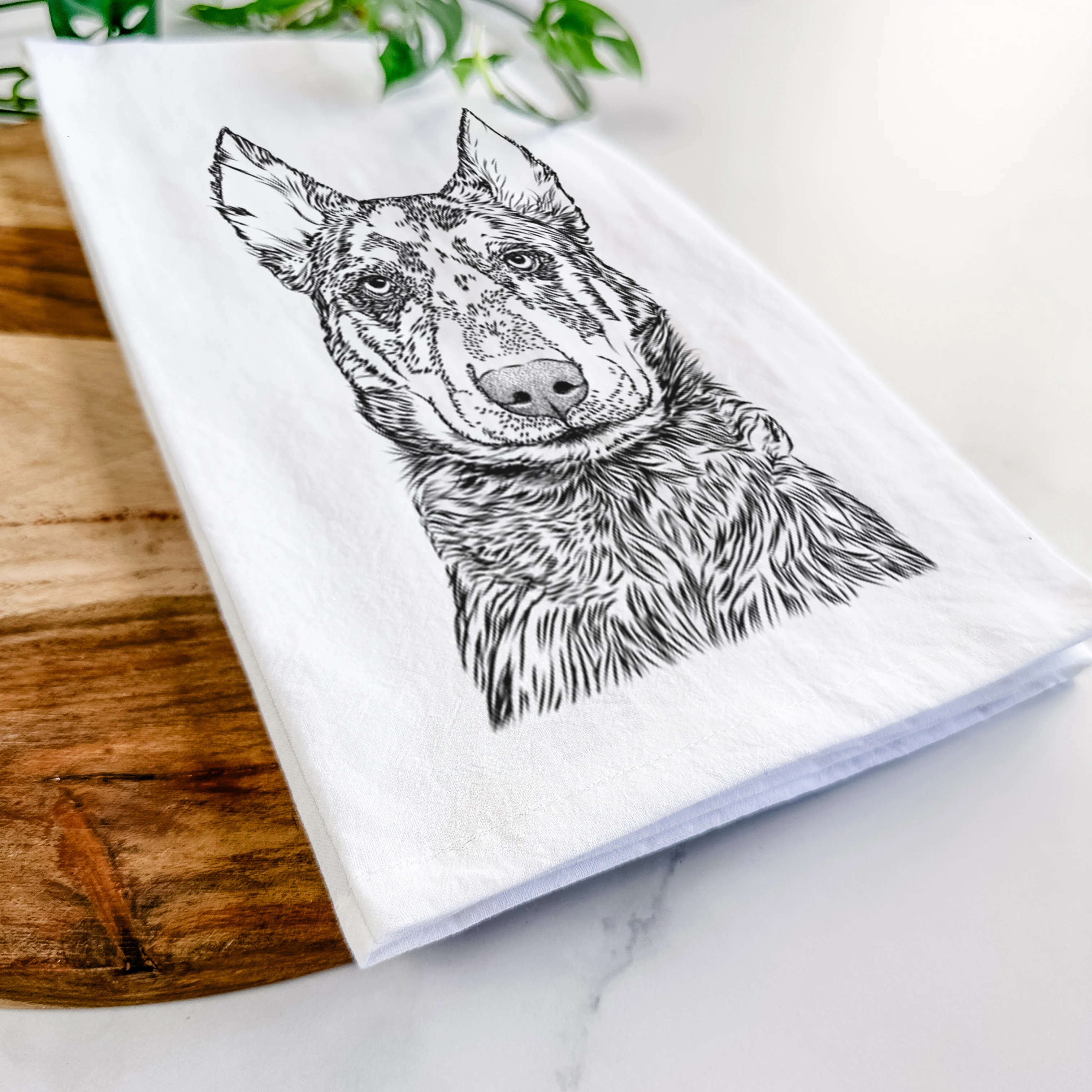 Riggs the Beauceron Tea Towel - Image 5