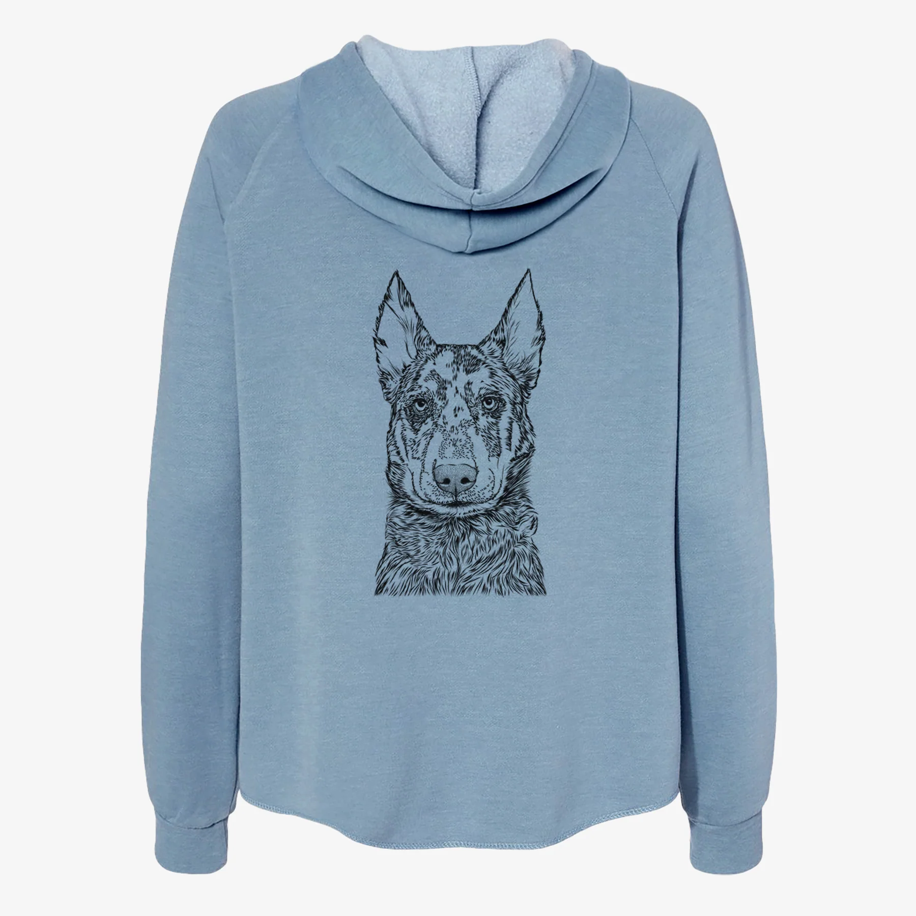 Riggs the Beauceron - Women's Cali Wave Zip-Up Sweatshirt - Image 6