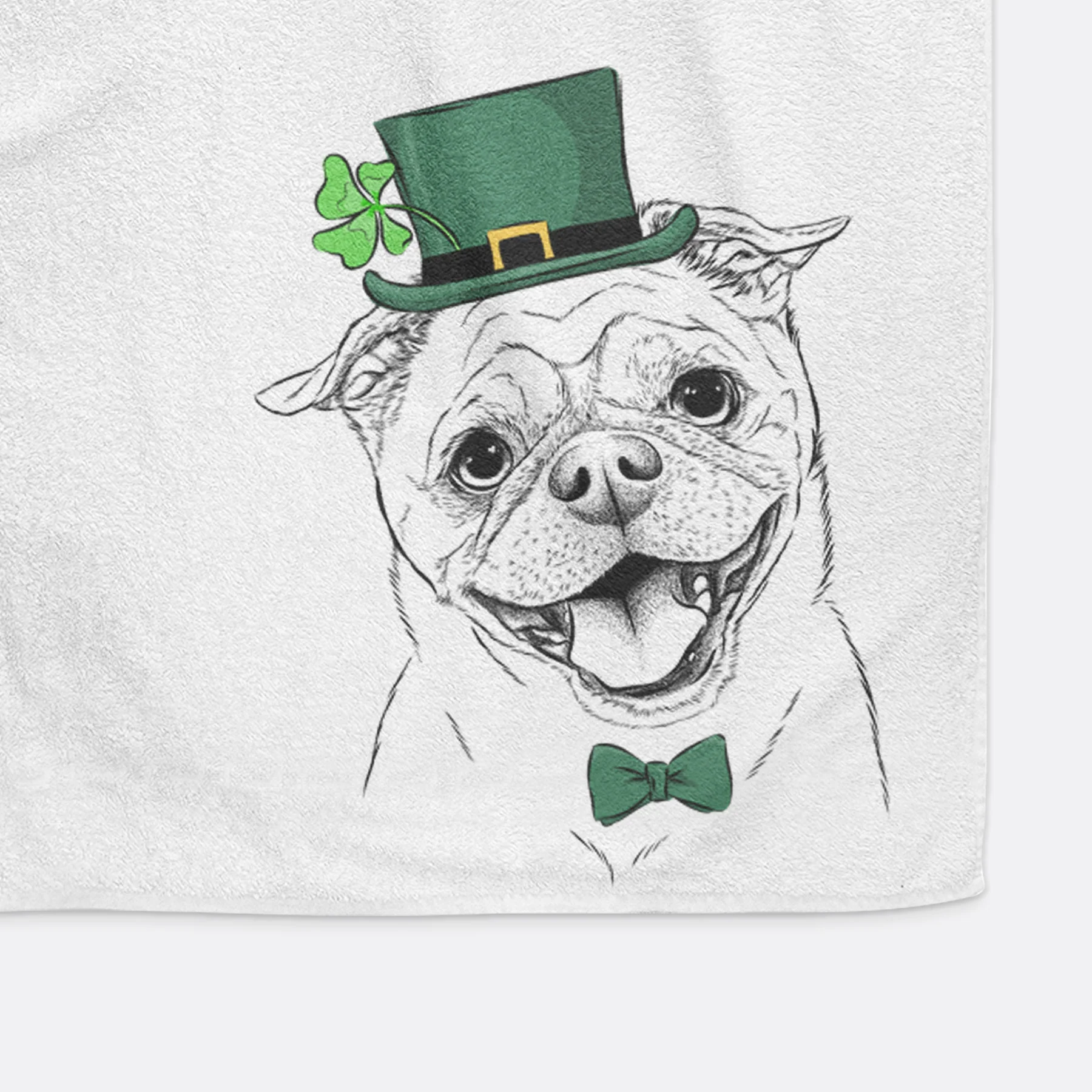 Riley the Chug Decorative Hand Towel - Image 14