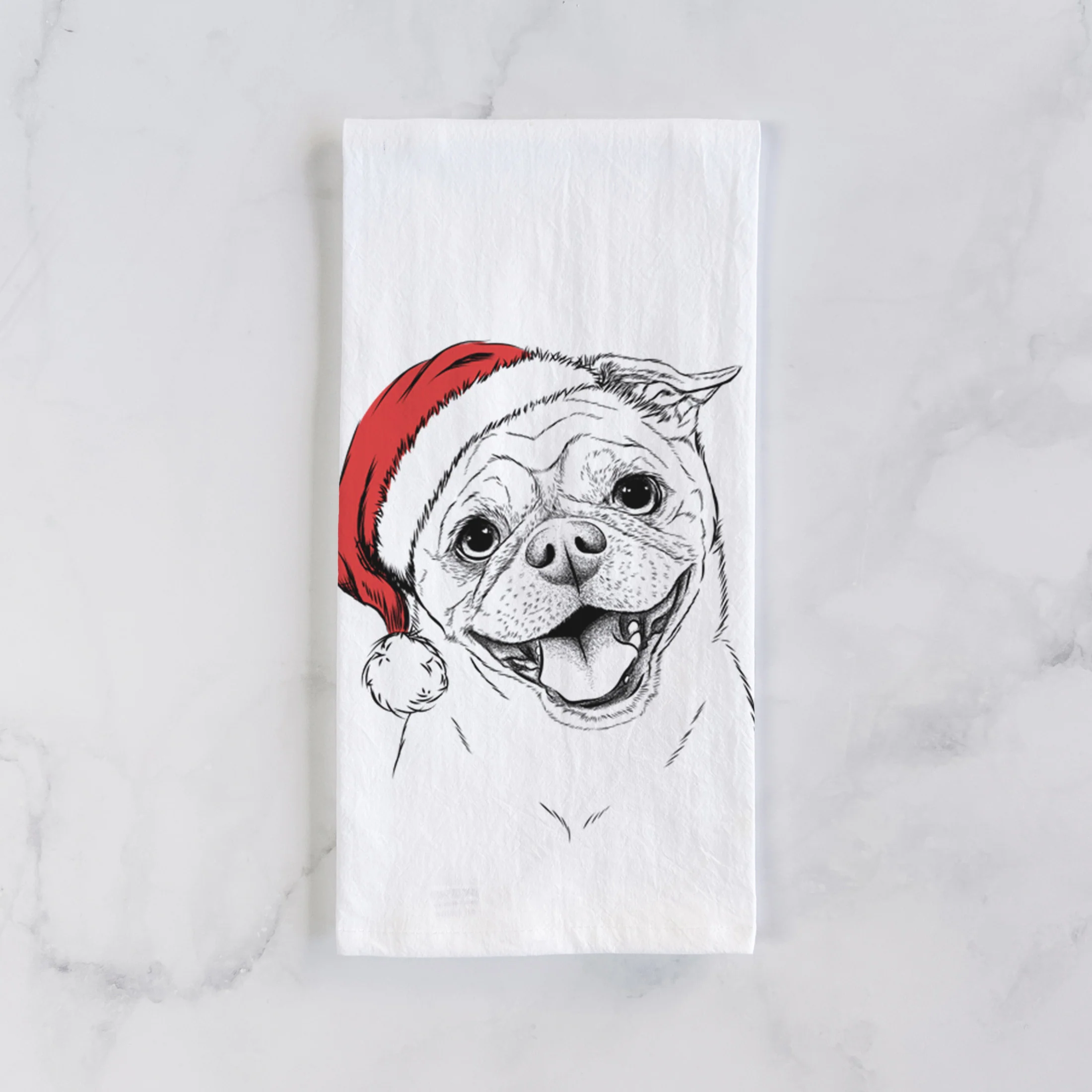 Riley the Chug Tea Towel - Image 2