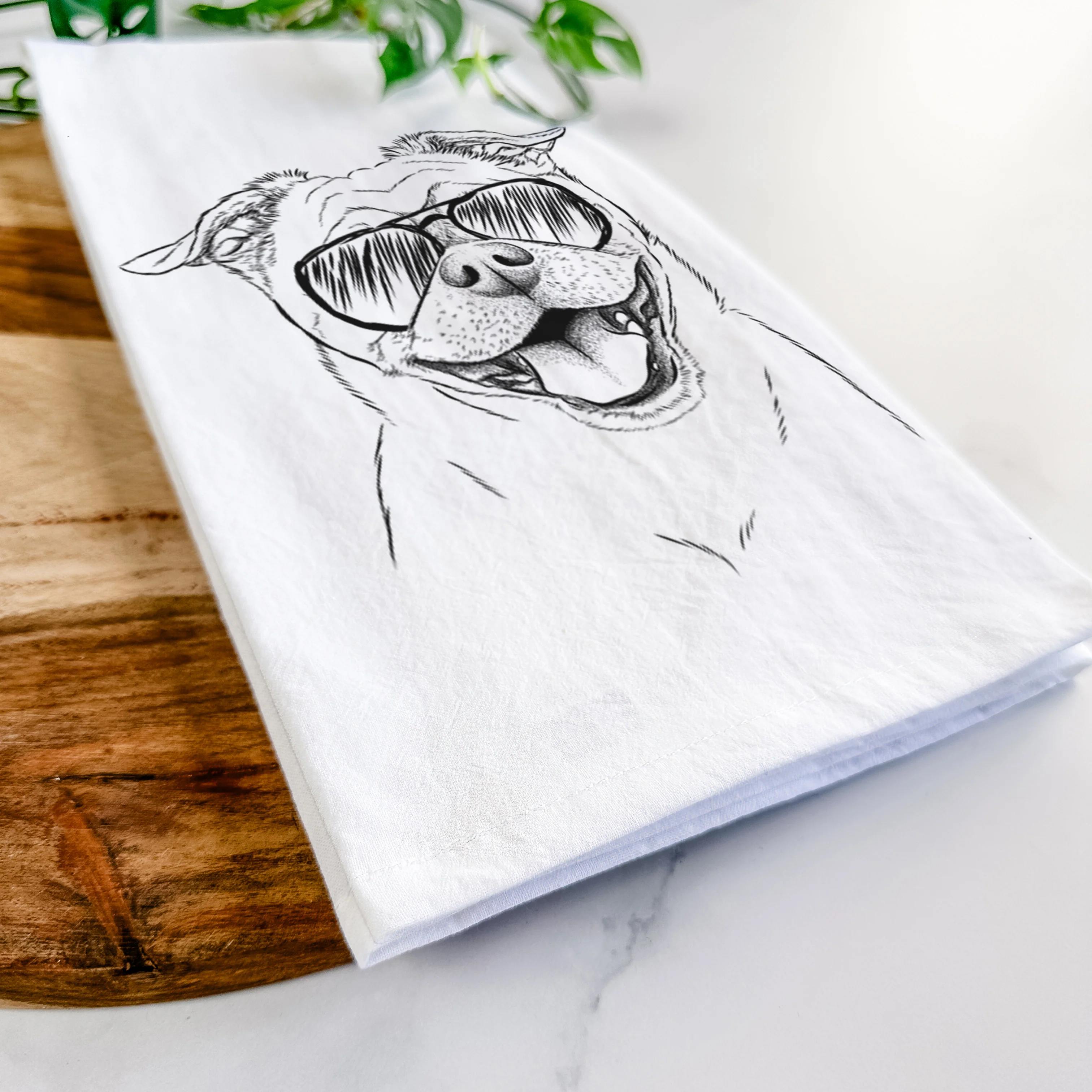 Riley the Chug Tea Towel - Image 6