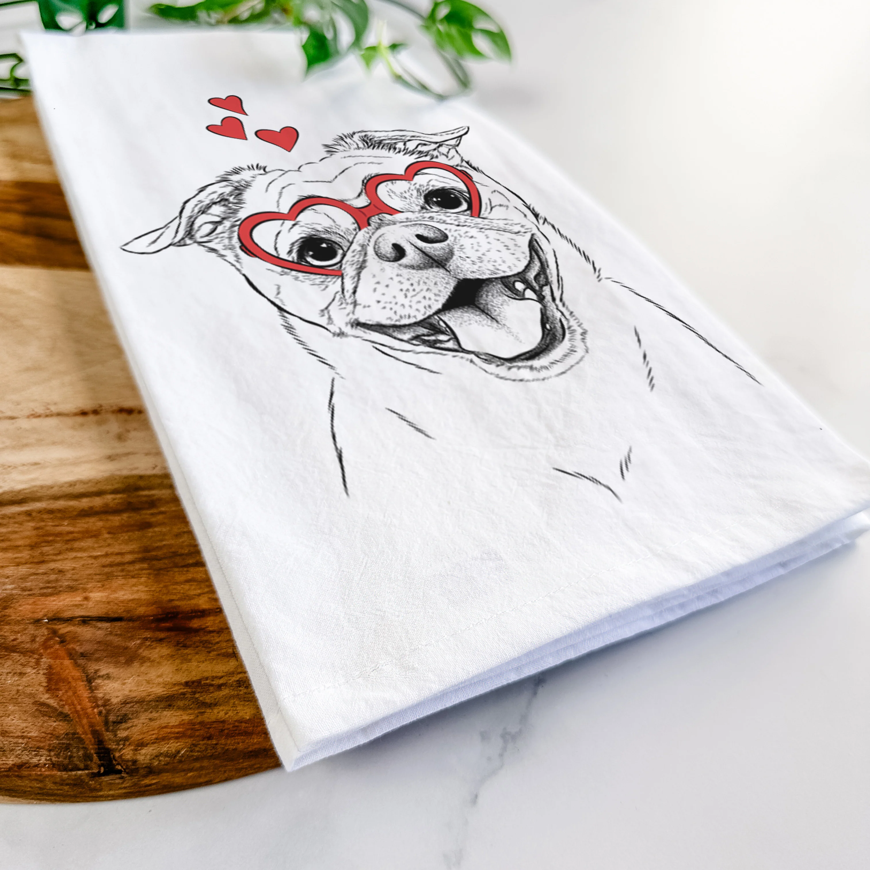 Riley the Chug Tea Towel - Image 7
