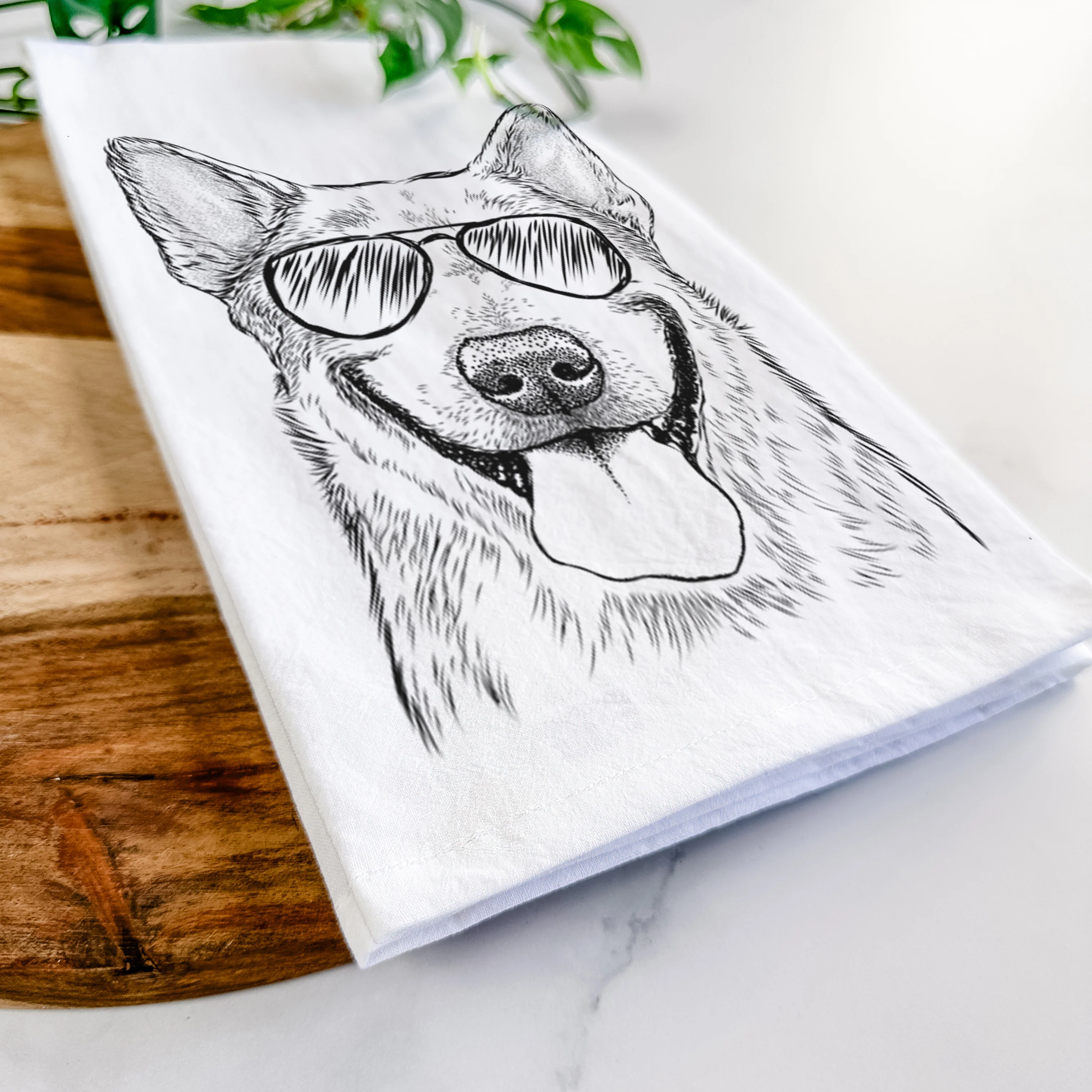 Rio the Australian Cattle Dog Tea Towel - Image 6