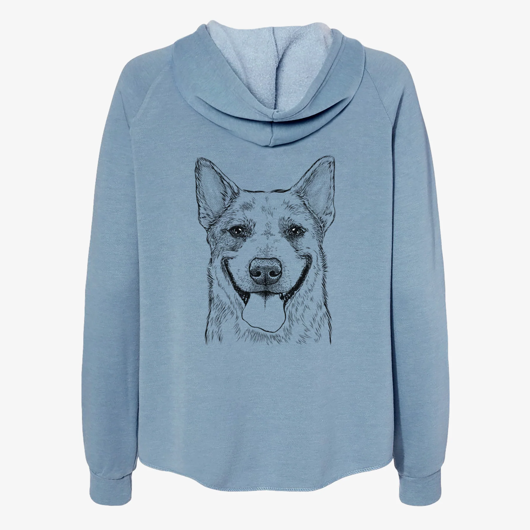 Rio the Australian Cattle Dog - Women's Cali Wave Zip-Up Sweatshirt - Image 6