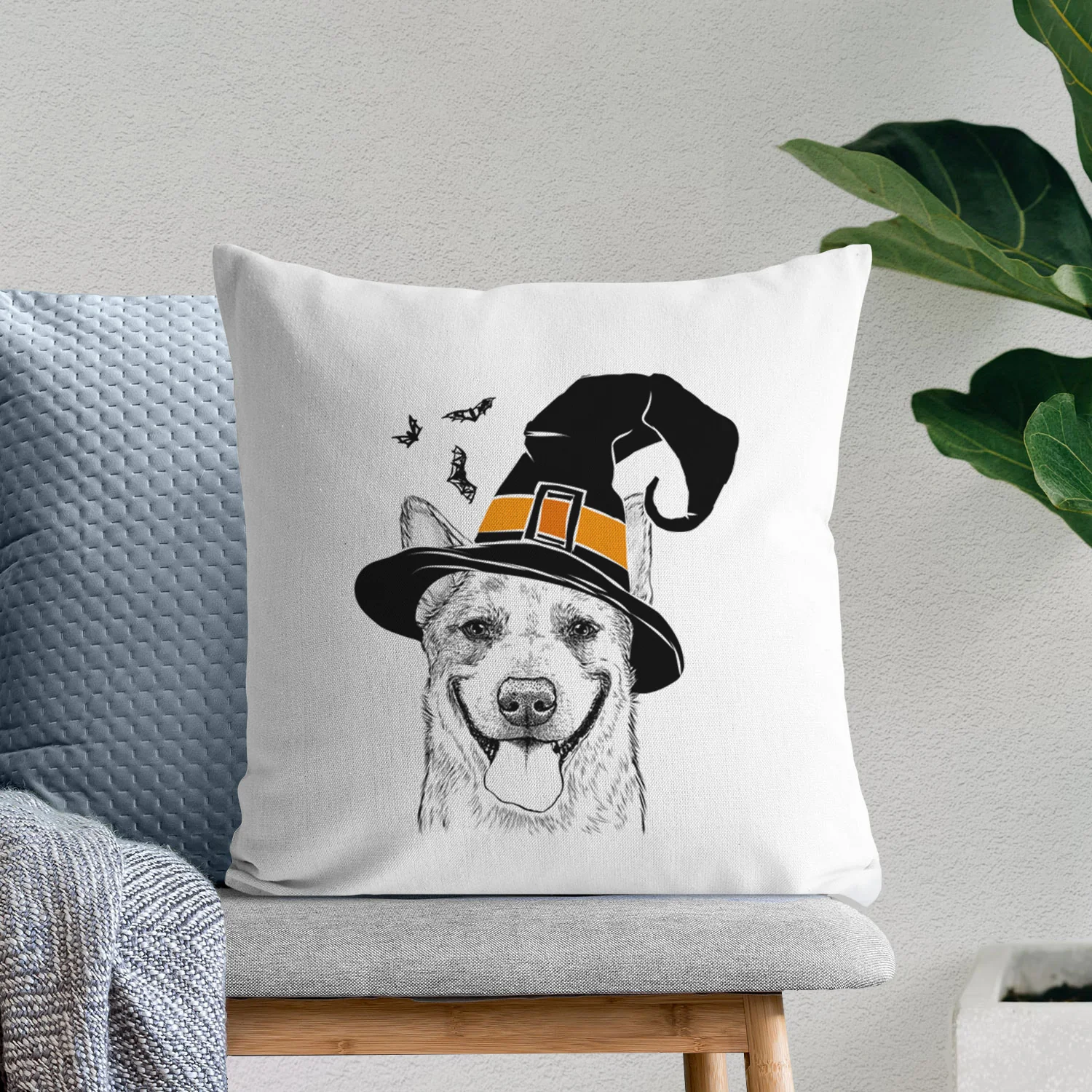Rio the Australian Cattle Dog - Throw Pillow Cover - Image 8