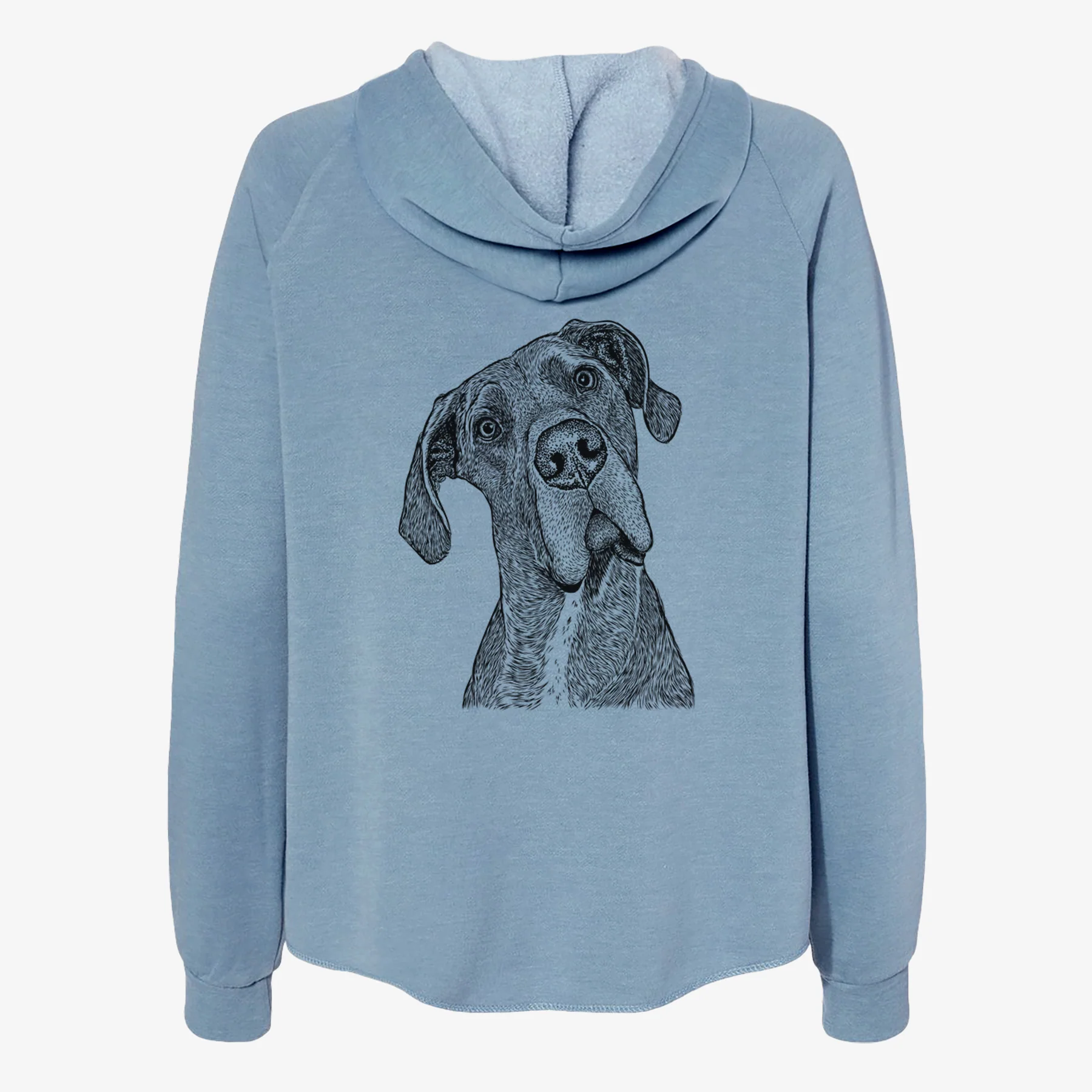 River the Great Dane - Women's Cali Wave Zip-Up Sweatshirt - Image 6