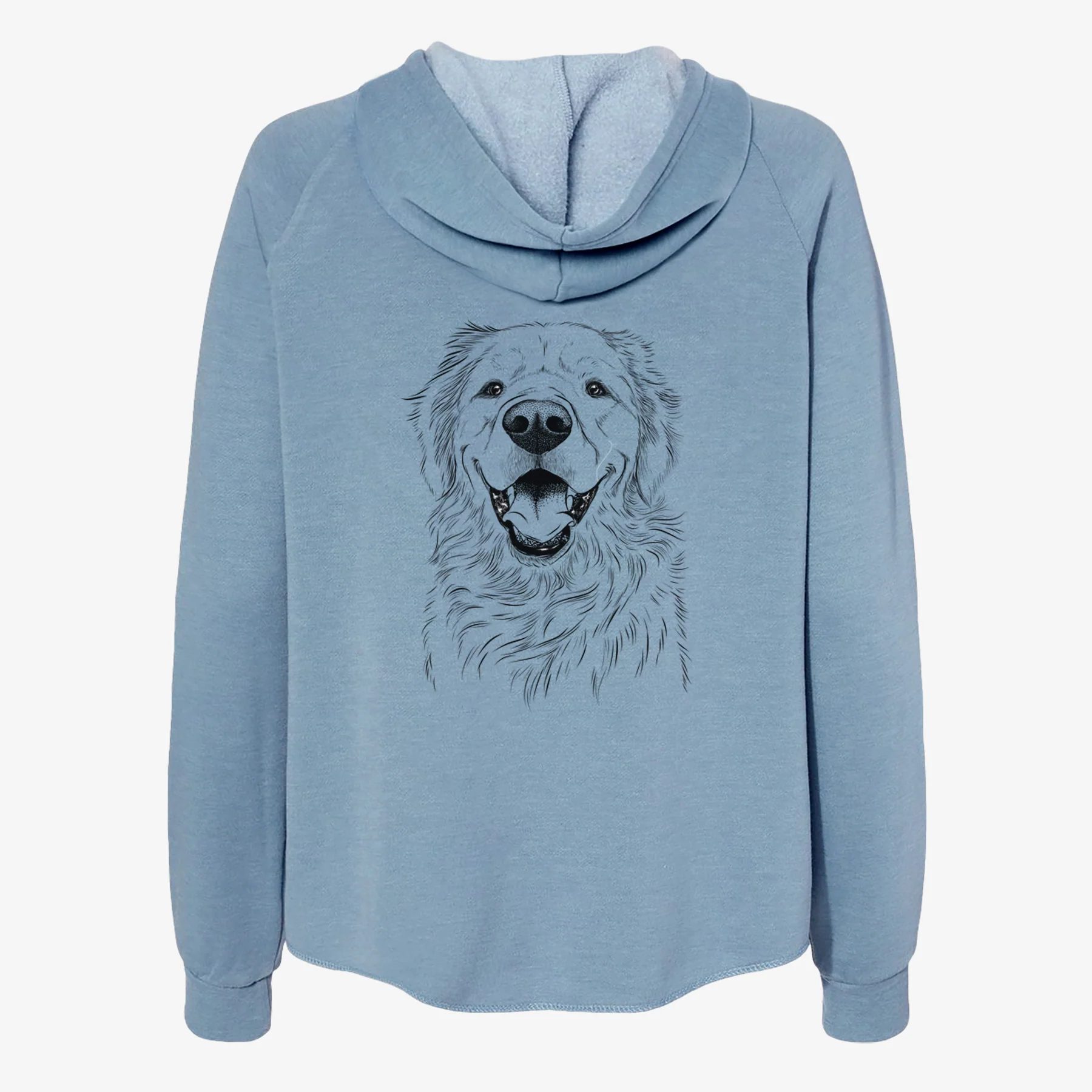 Roger the Golden Retriever - Women's Cali Wave Zip-Up Sweatshirt - Image 6