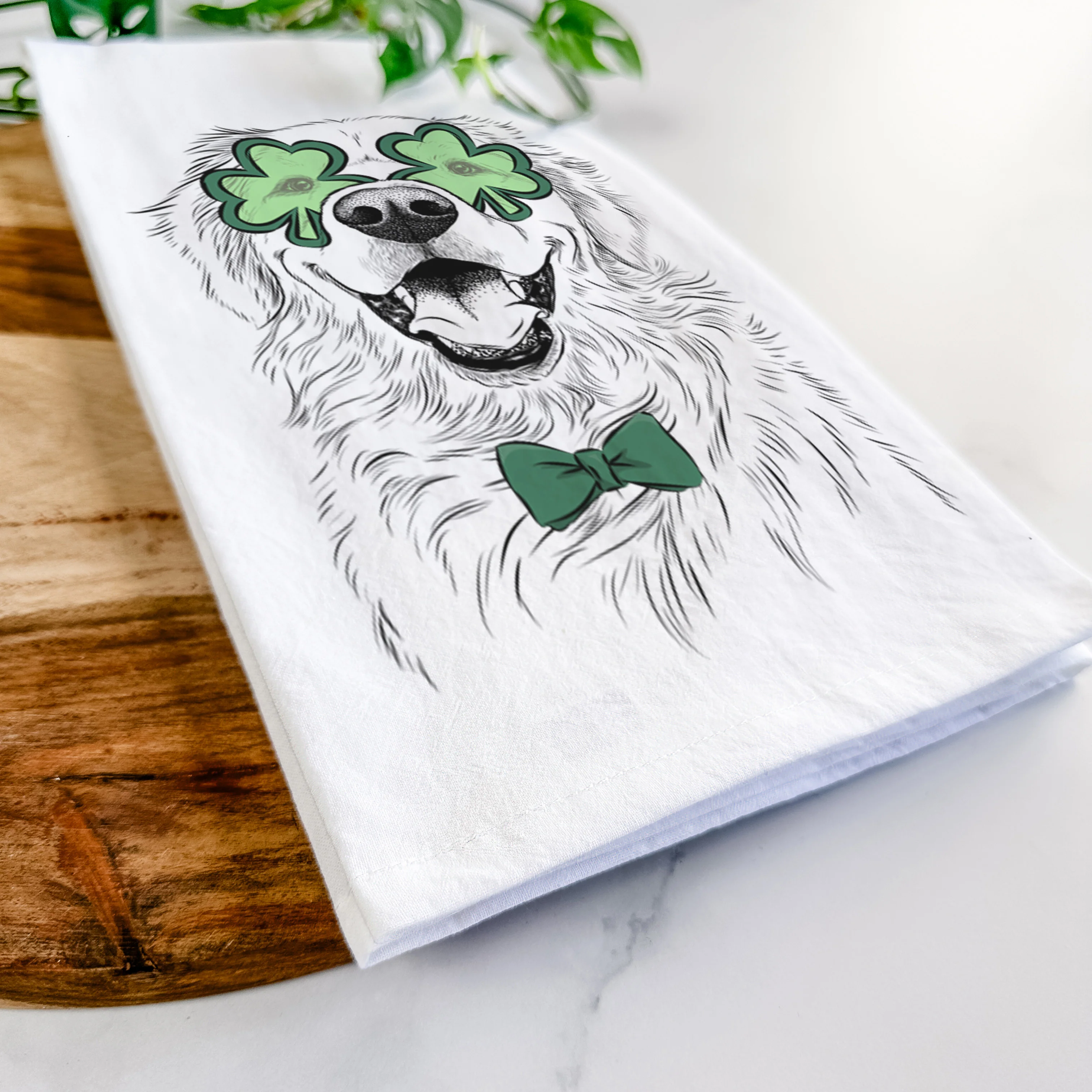 Roger the Golden Retriever Tea Towel - Image 13