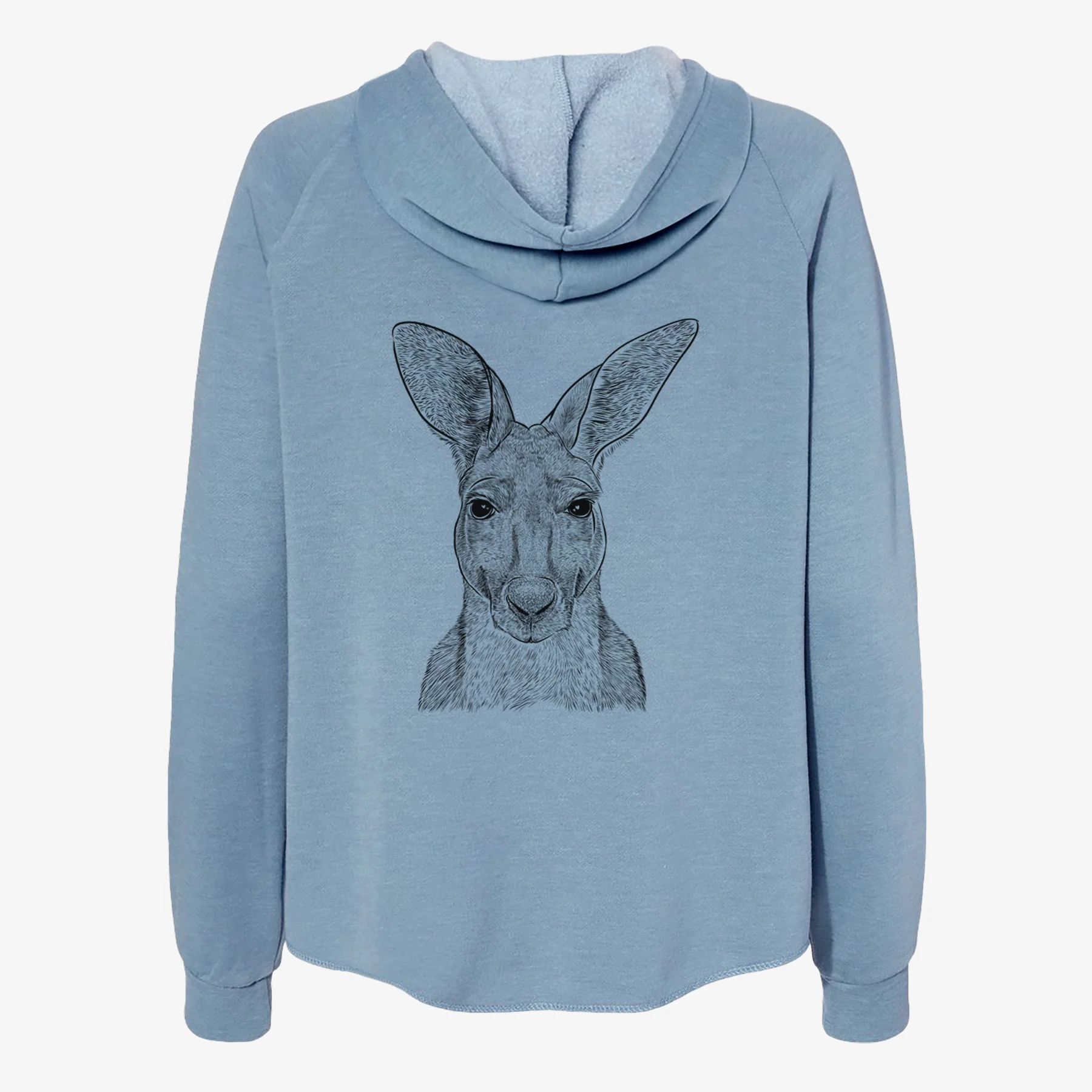 Roger the Red Kangaroo - Women's Cali Wave Zip-Up Sweatshirt - Image 6