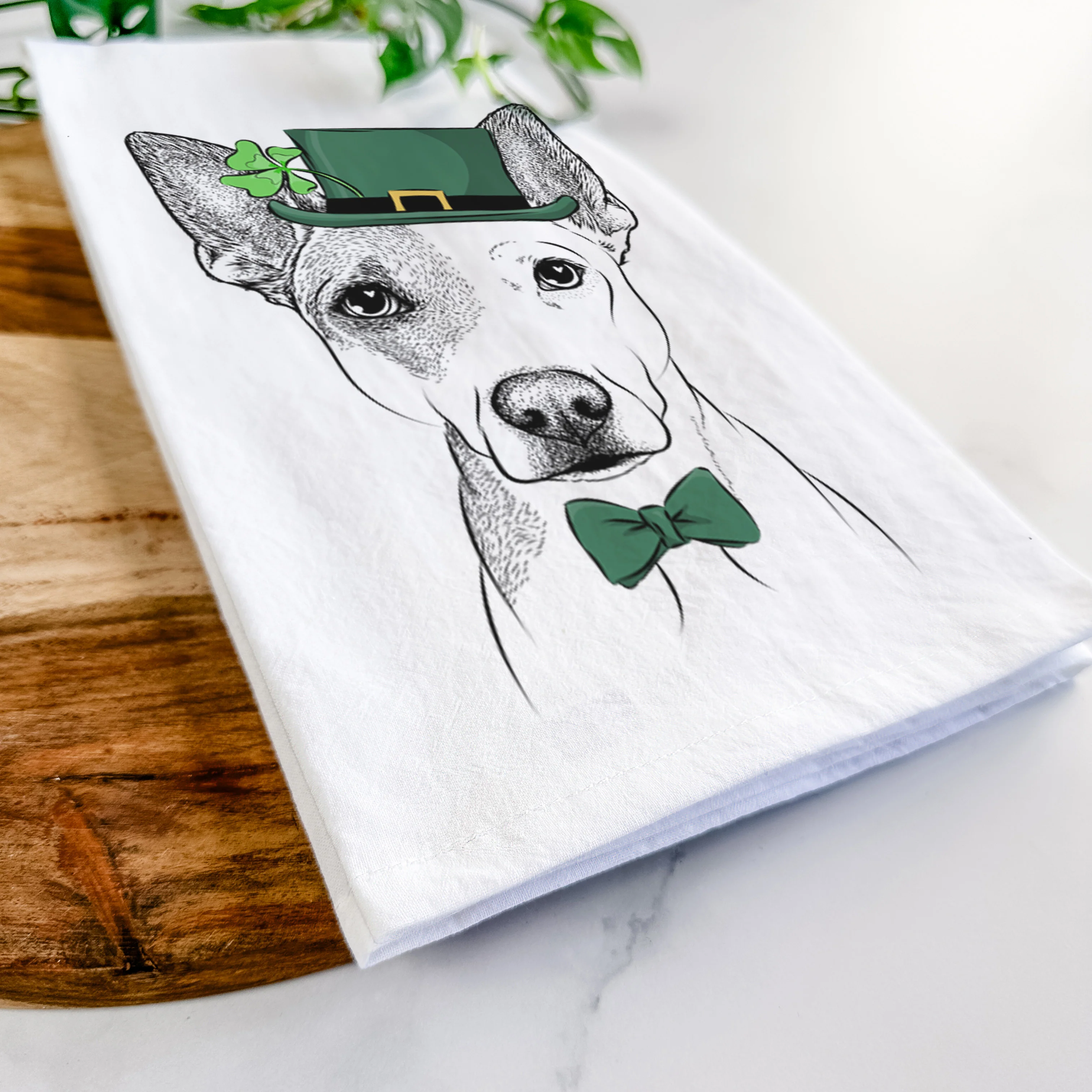 Roo the Mixed Breed Tea Towel - Image 13