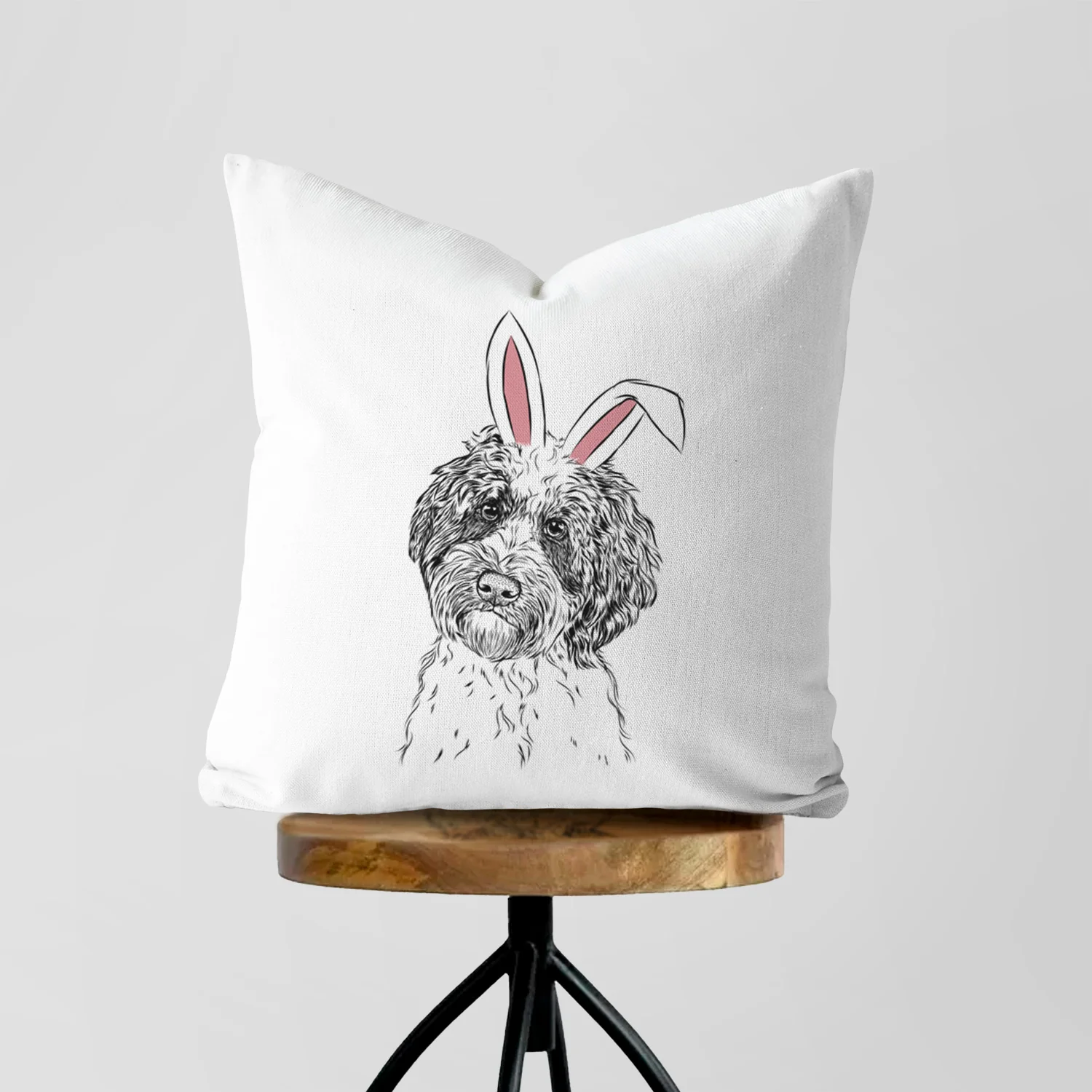 Rooney the Aussiedoodle - Throw Pillow Cover - Image 5