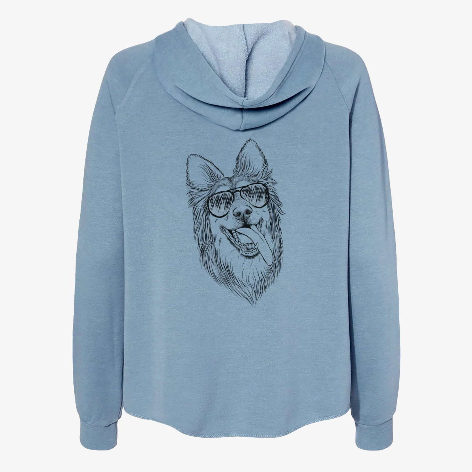 Rosalie the German Shepherd Mix - Women's Cali Wave Zip-Up Sweatshirt - Image 9