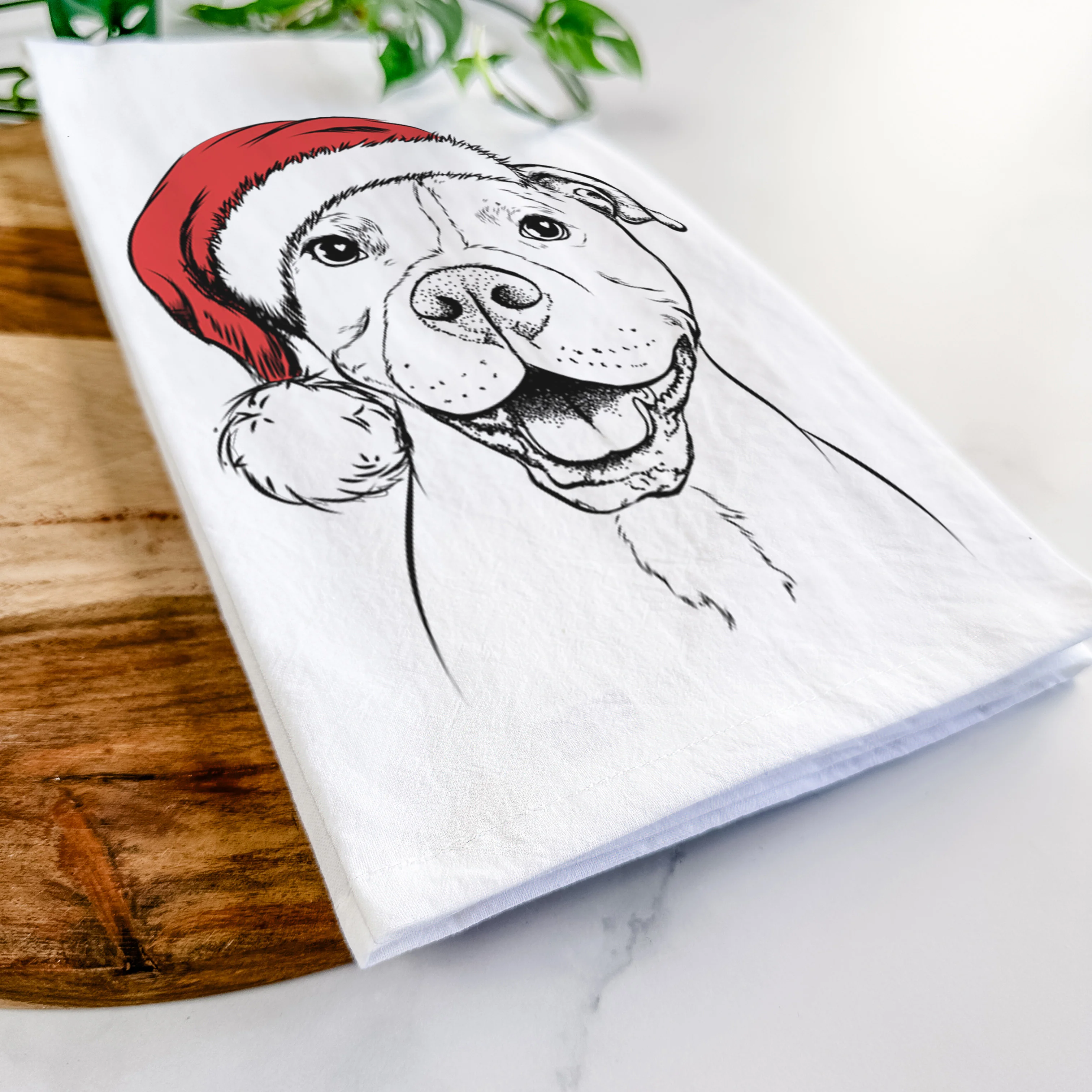 Roscoe the Pitbull Tea Towel - Image 9