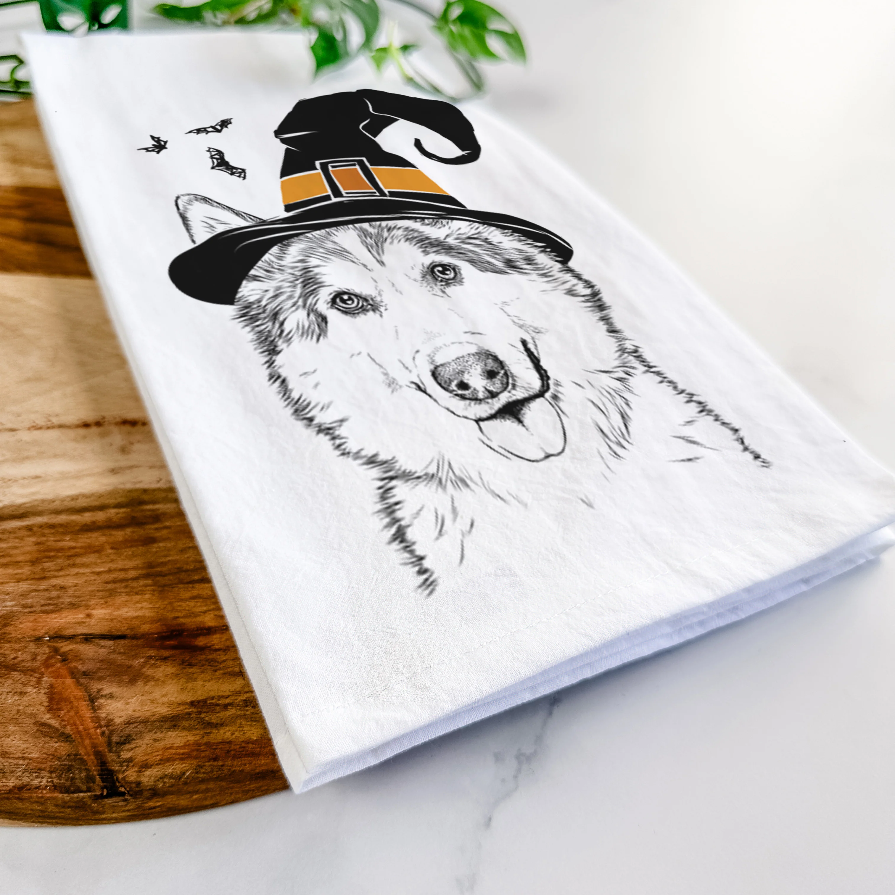 Roshi the Mixed Breed Tea Towel - Image 8