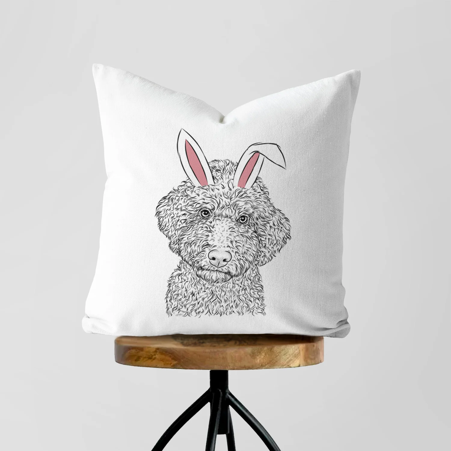 Ross the Lagotto Romagnolo - Throw Pillow Cover - Image 5