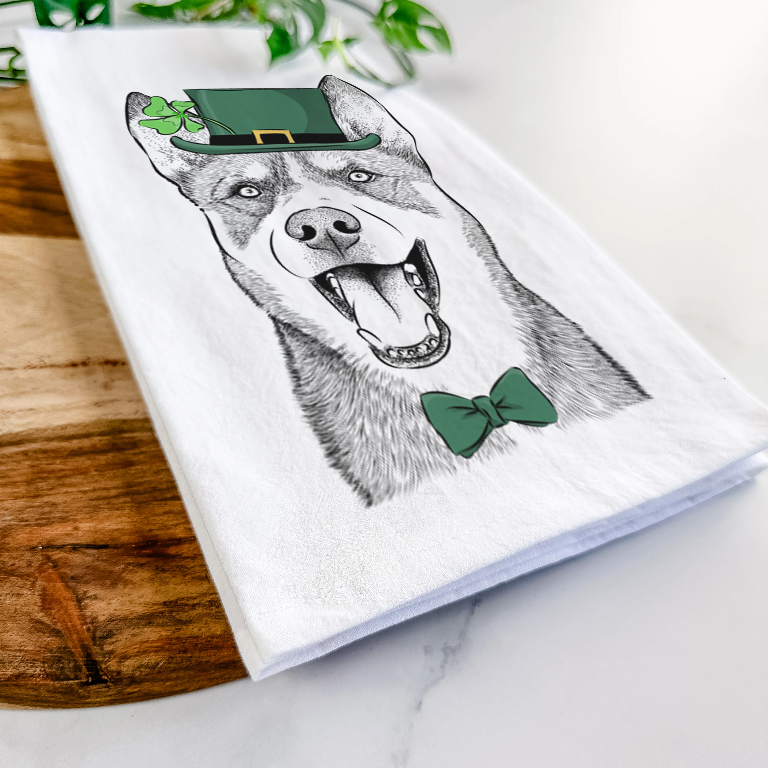 Roux the Siberian Husky Tea Towel - Image 13
