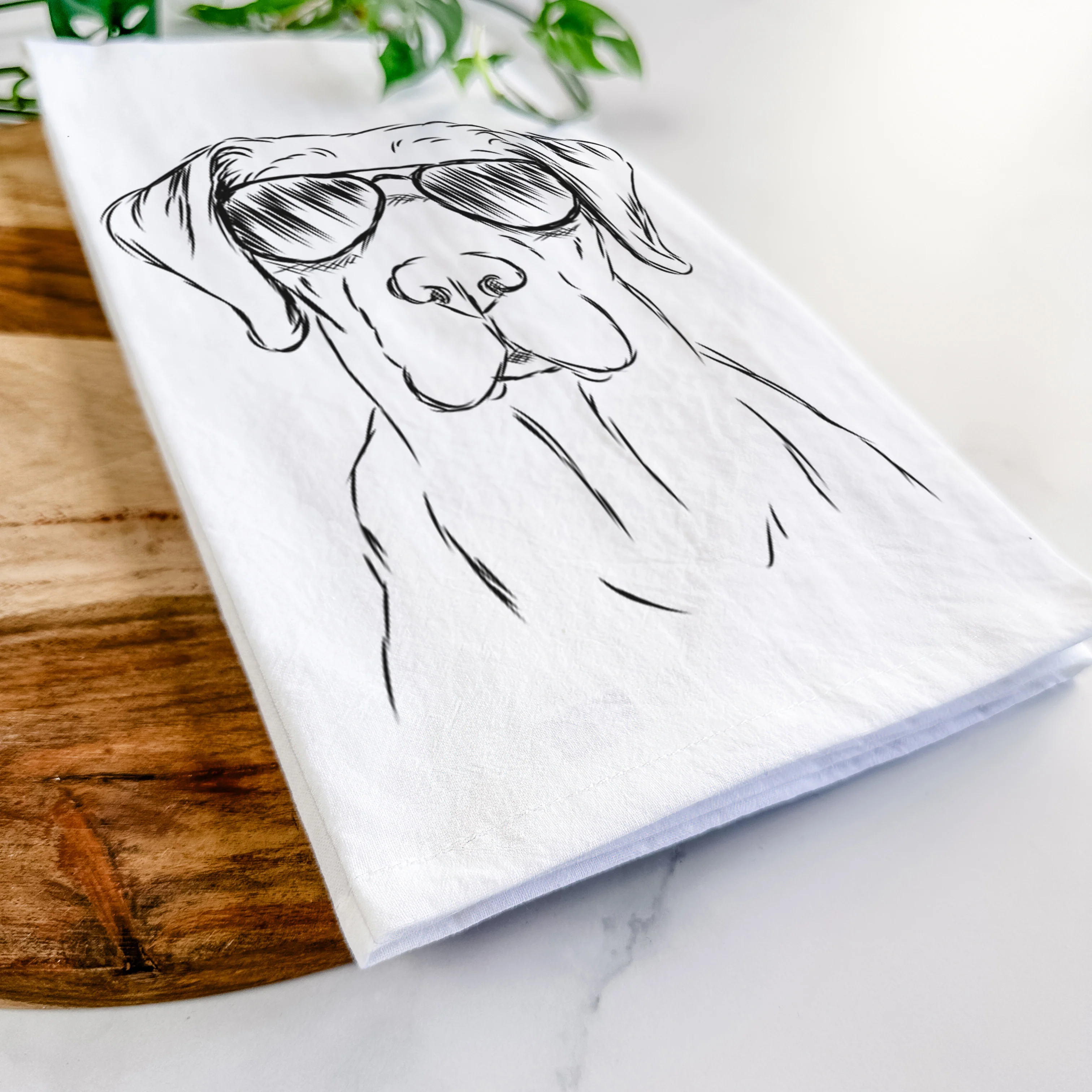 Rowdy the Labrador Retriever Tea Towel - Image 6
