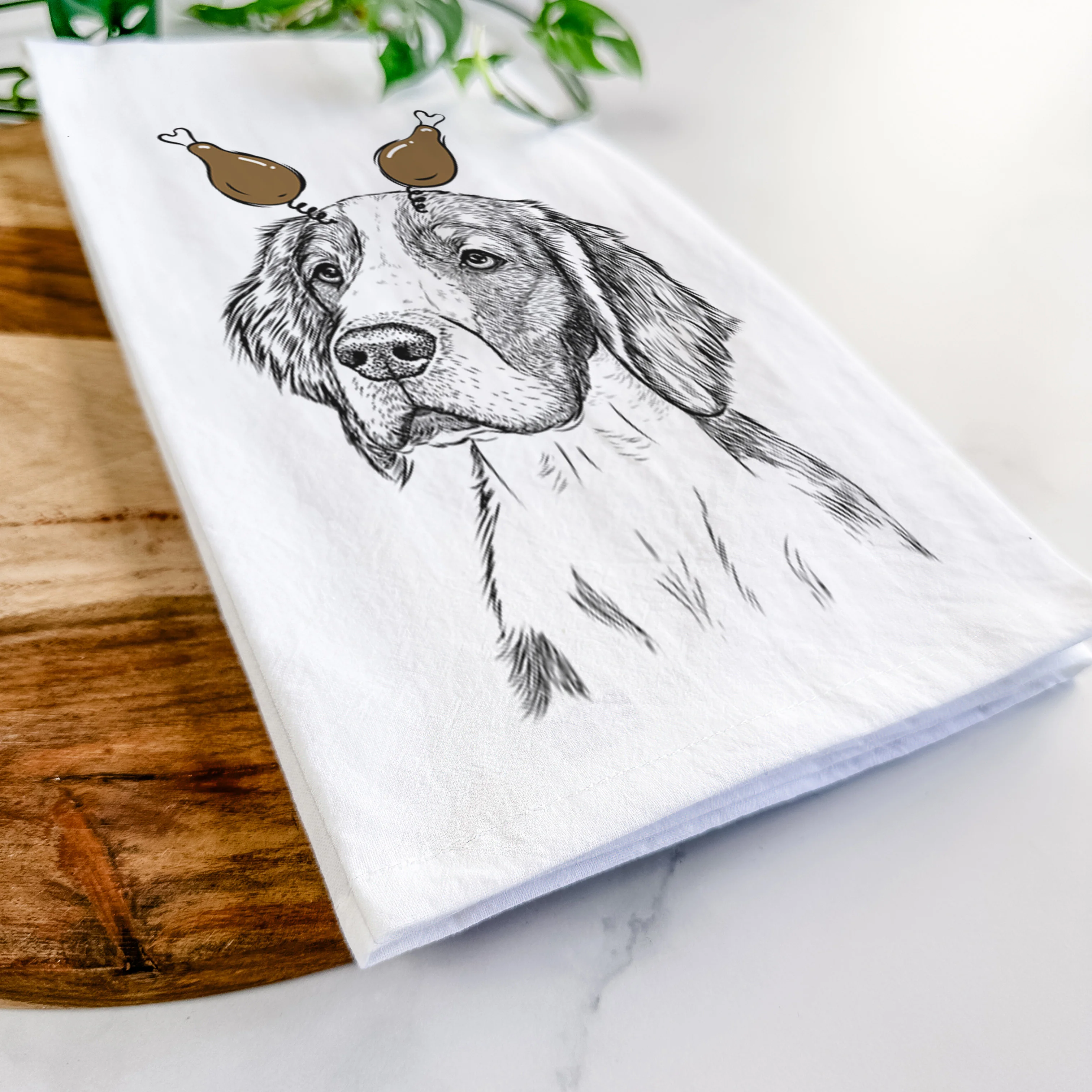 Roxy the Welsh Springer Spaniel Tea Towel - Image 11