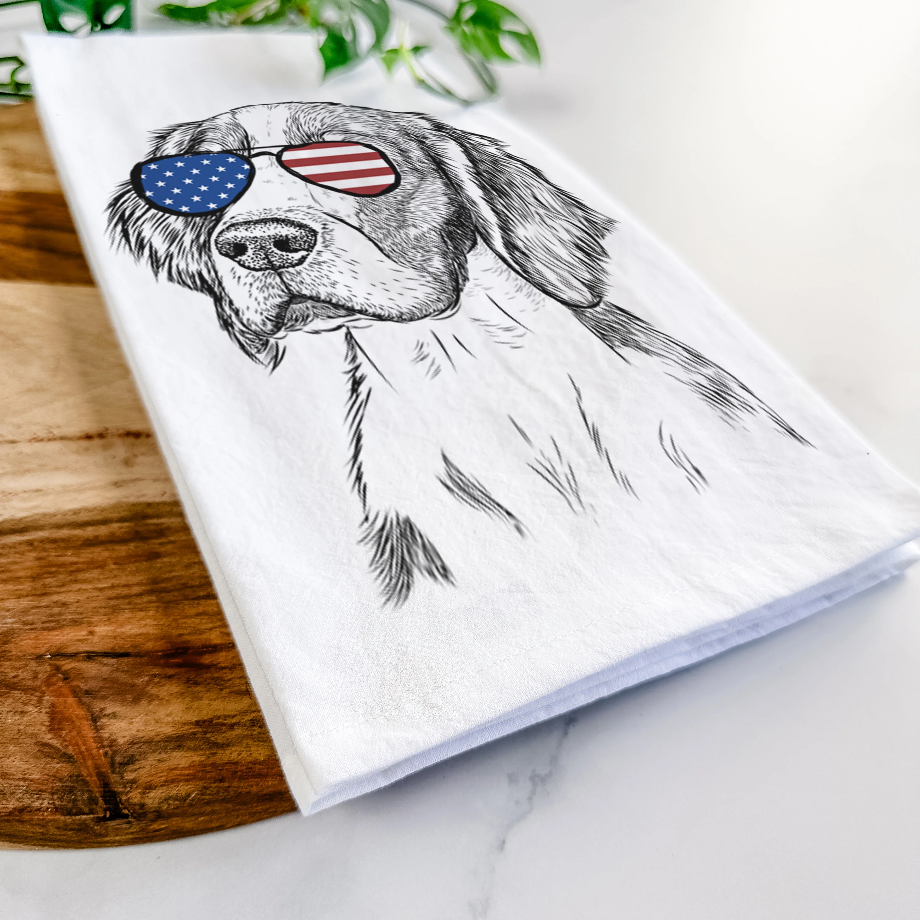 Roxy the Welsh Springer Spaniel Tea Towel - Image 12