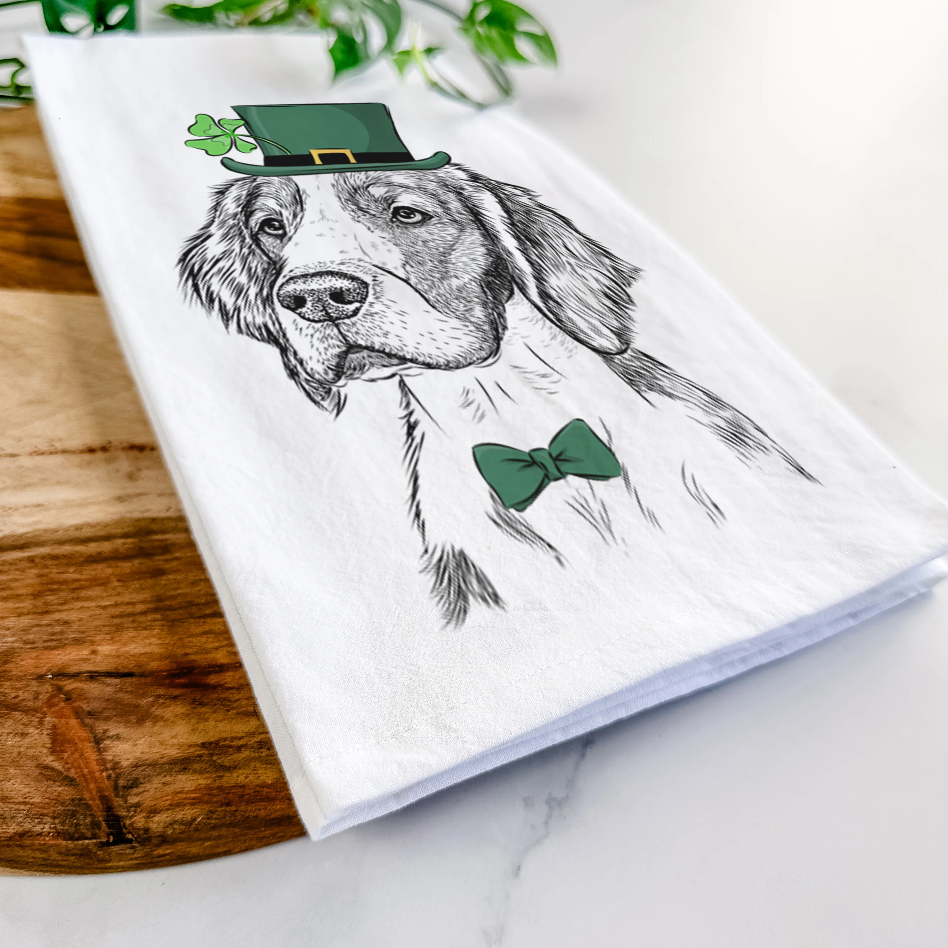 Roxy the Welsh Springer Spaniel Tea Towel - Image 13
