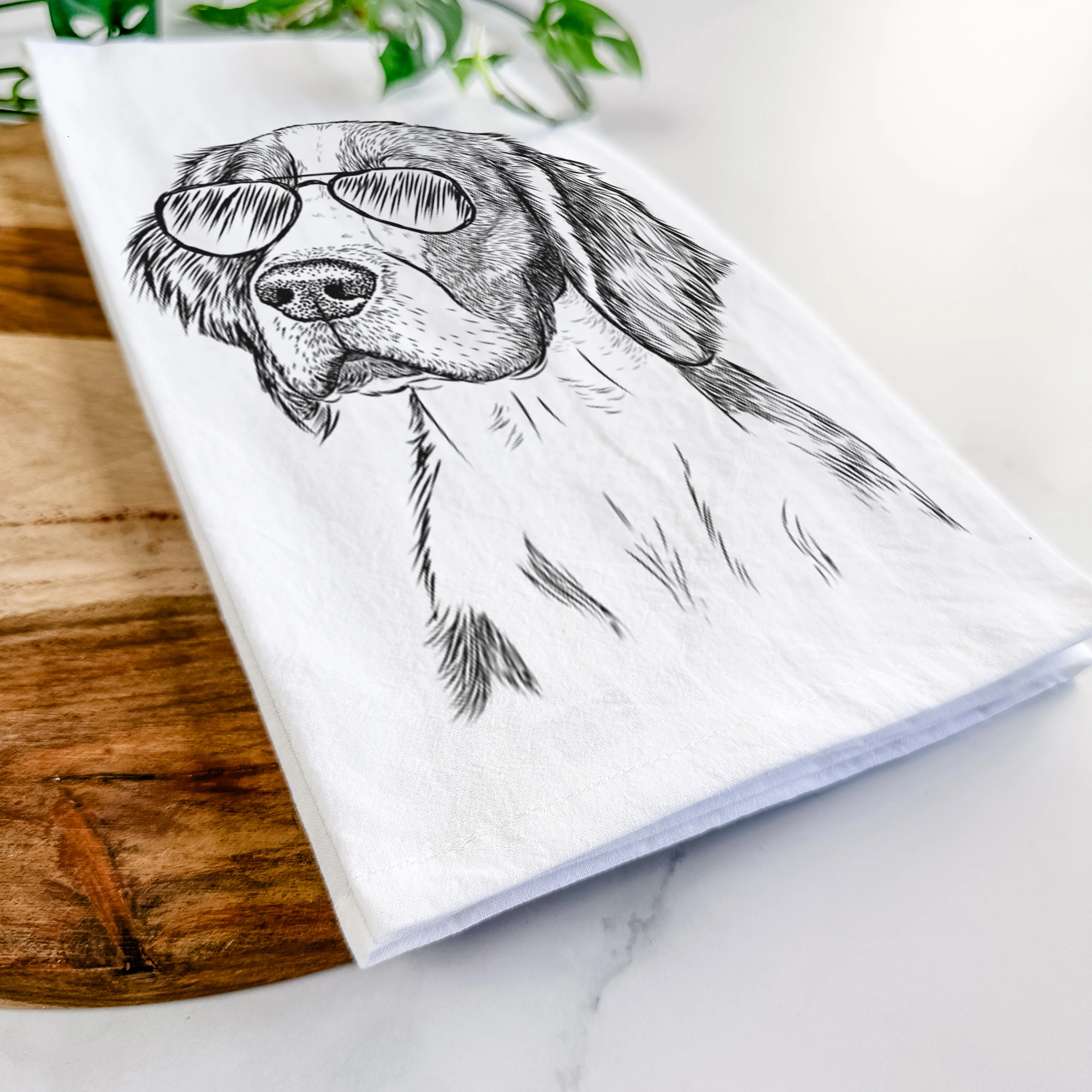 Roxy the Welsh Springer Spaniel Tea Towel - Image 6
