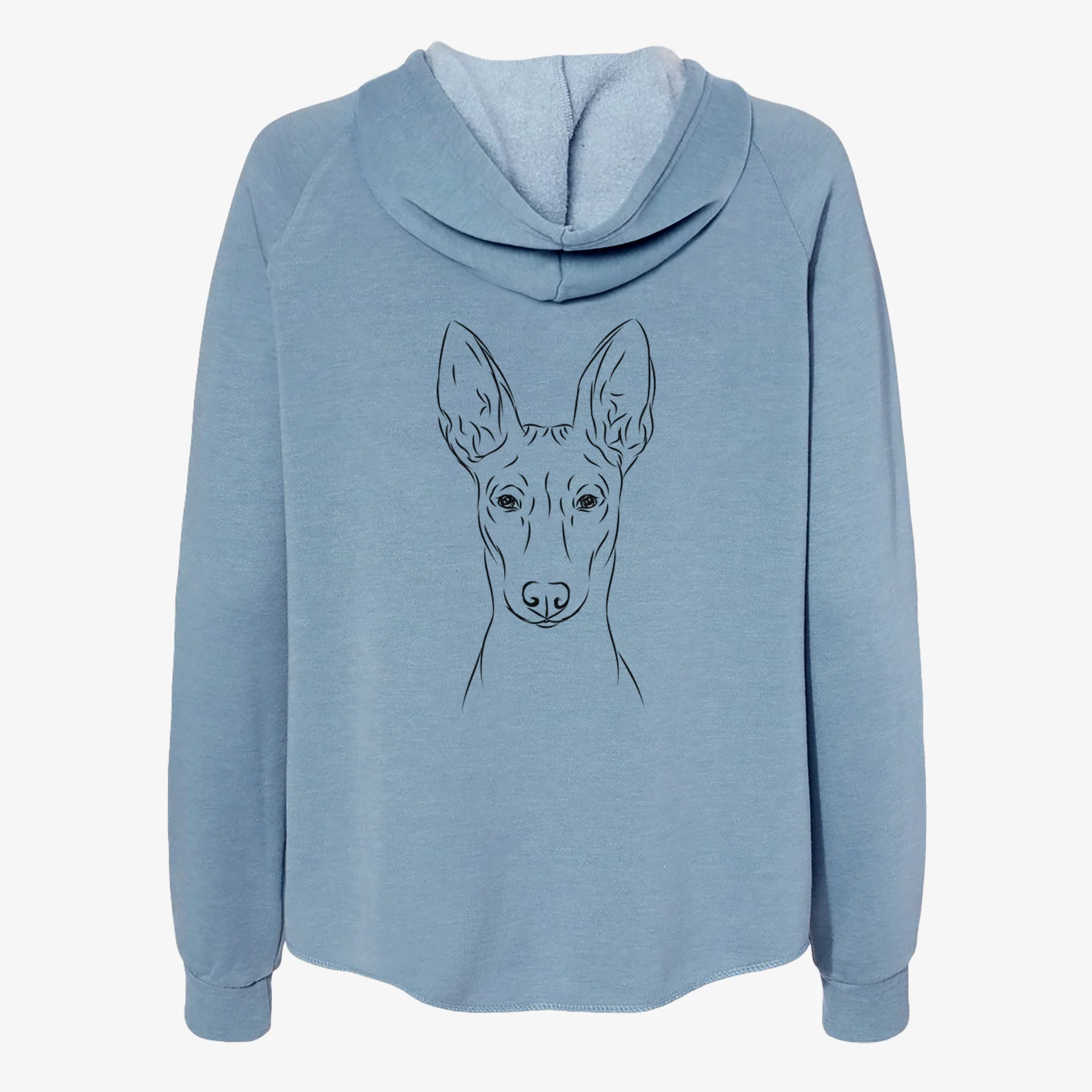 Ruadh the Pharaoh Hound - Women's Cali Wave Zip-Up Sweatshirt - Image 6