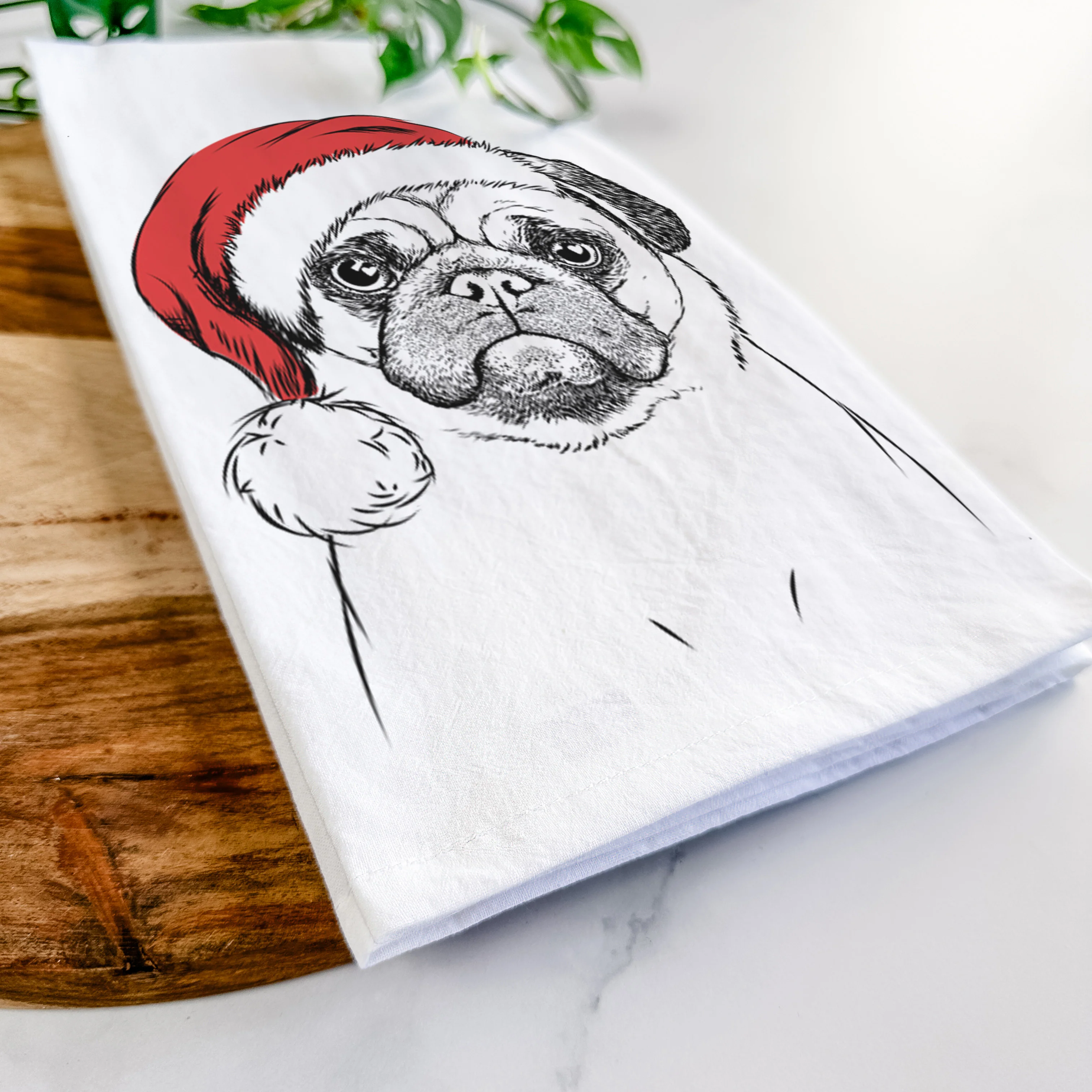Ruby the Pug Tea Towel - Image 9
