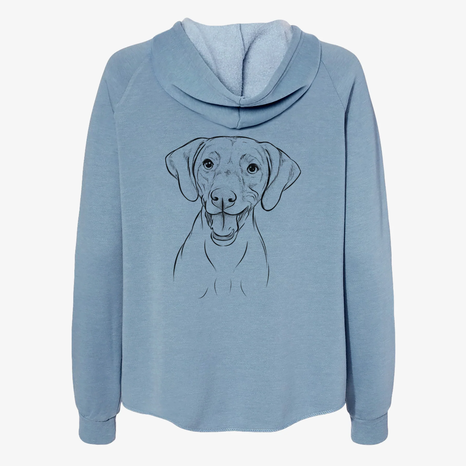 Ruby the Vizsla - Women's Cali Wave Zip-Up Sweatshirt - Image 6