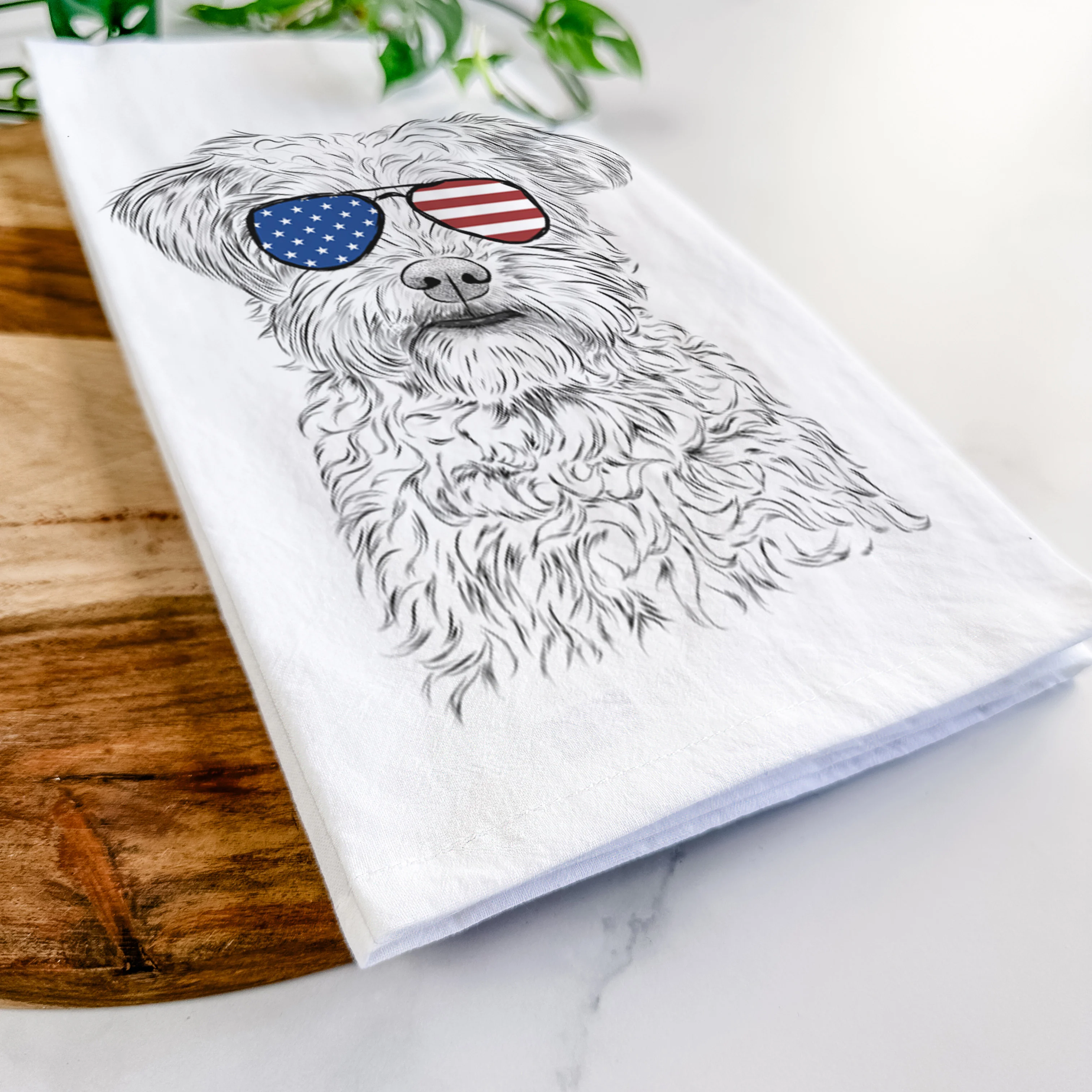 Rudy the Schnoodle Tea Towel - Image 12