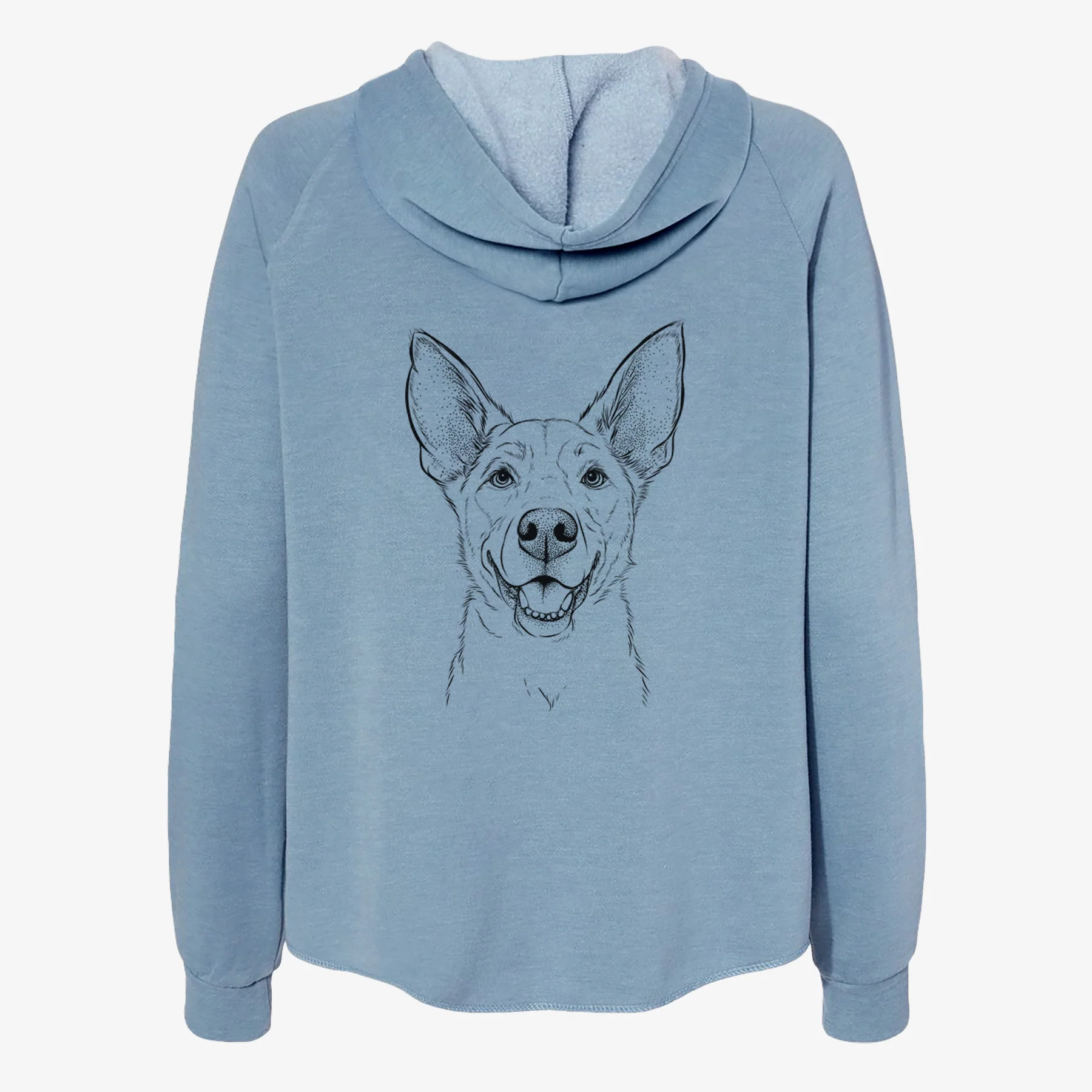 Rumley the Kelpie Mix - Women's Cali Wave Zip-Up Sweatshirt - Image 6