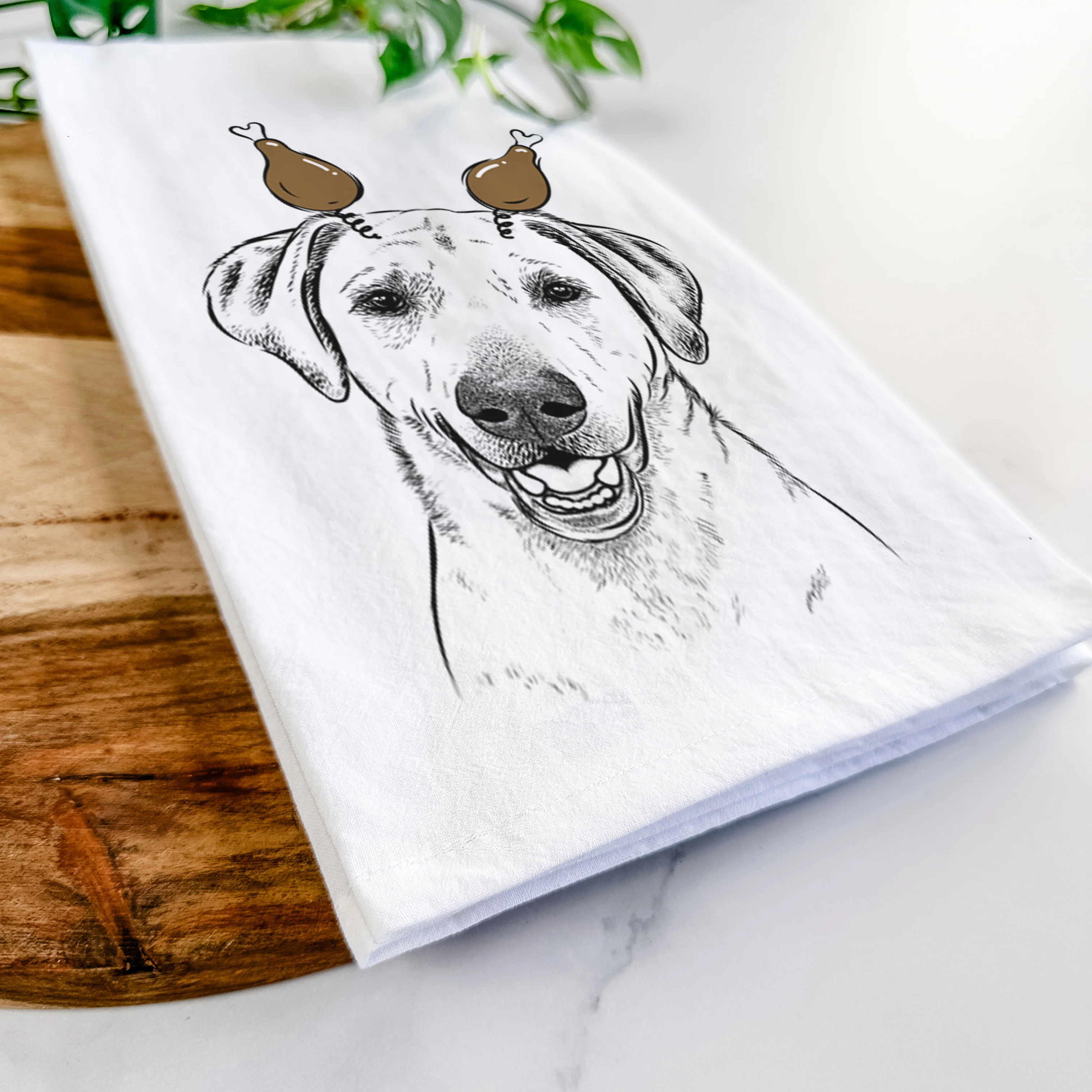 Rusty the Labrador Retriever Tea Towel - Image 11