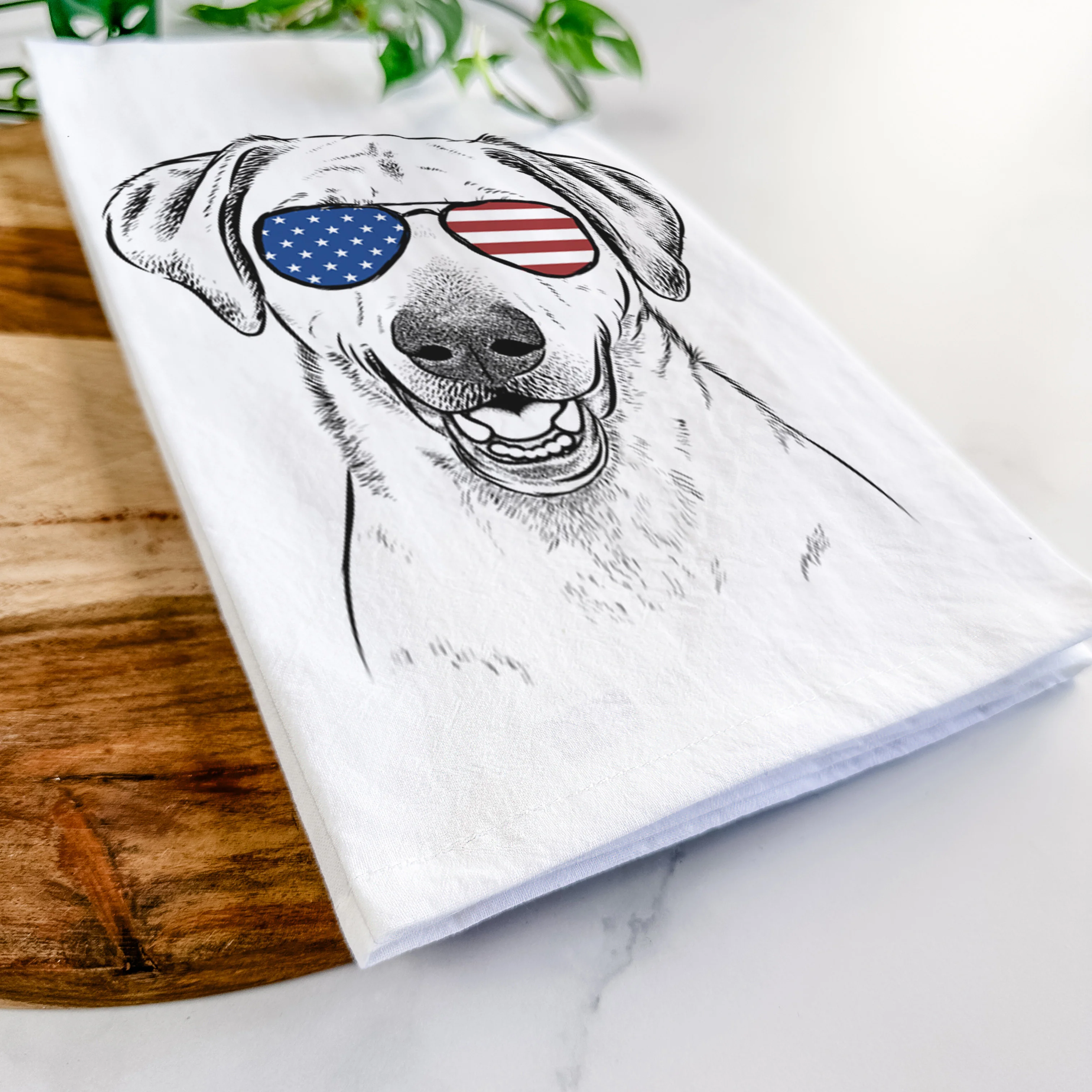 Rusty the Labrador Retriever Tea Towel - Image 12