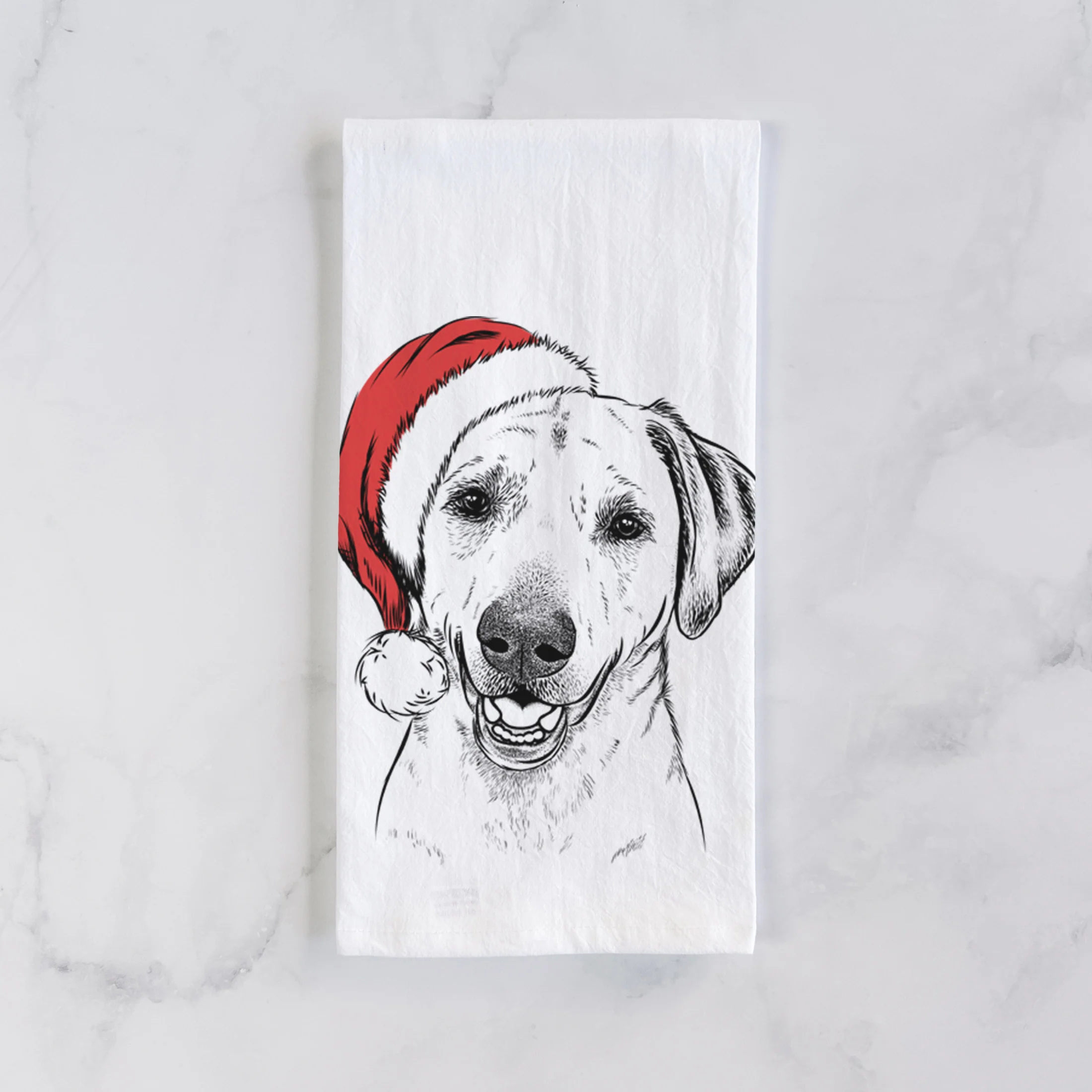 Rusty the Labrador Retriever Tea Towel - Image 2