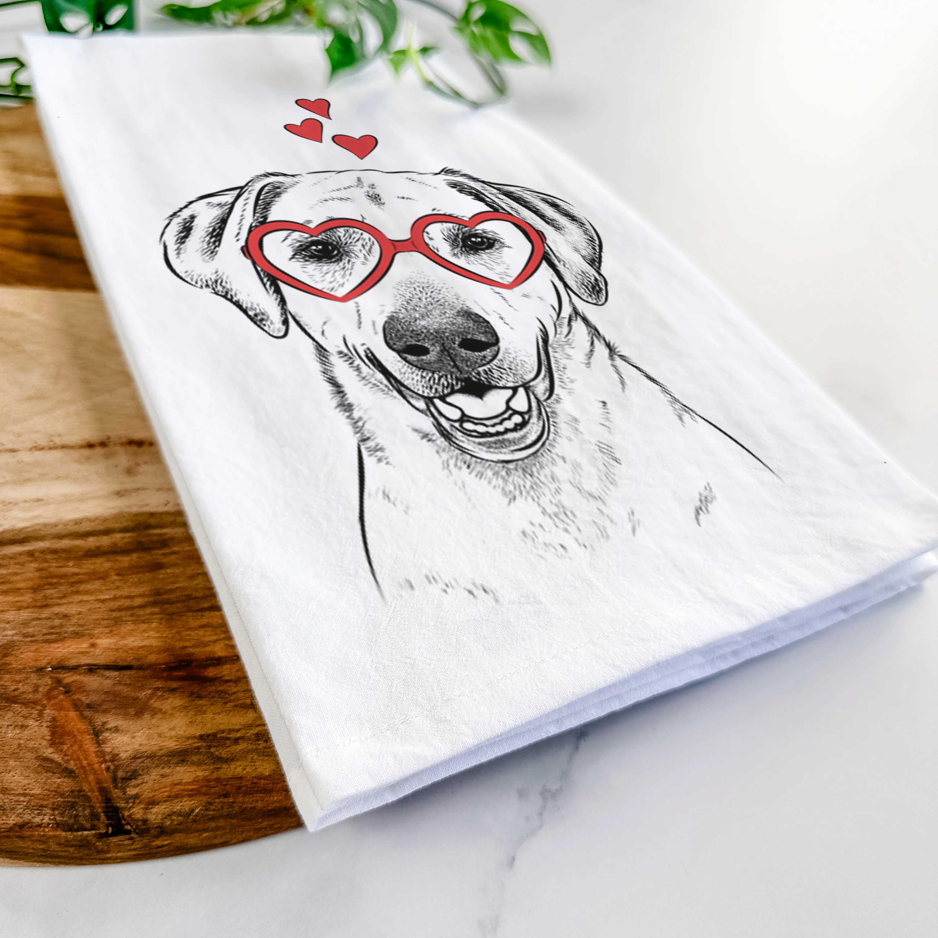Rusty the Labrador Retriever Tea Towel - Image 7