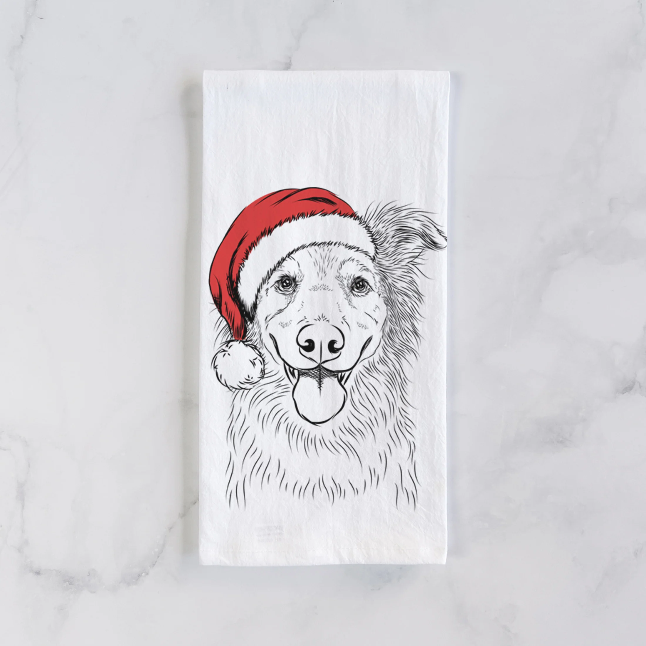 Ruxtin the Mixed Breed Tea Towel - Image 2