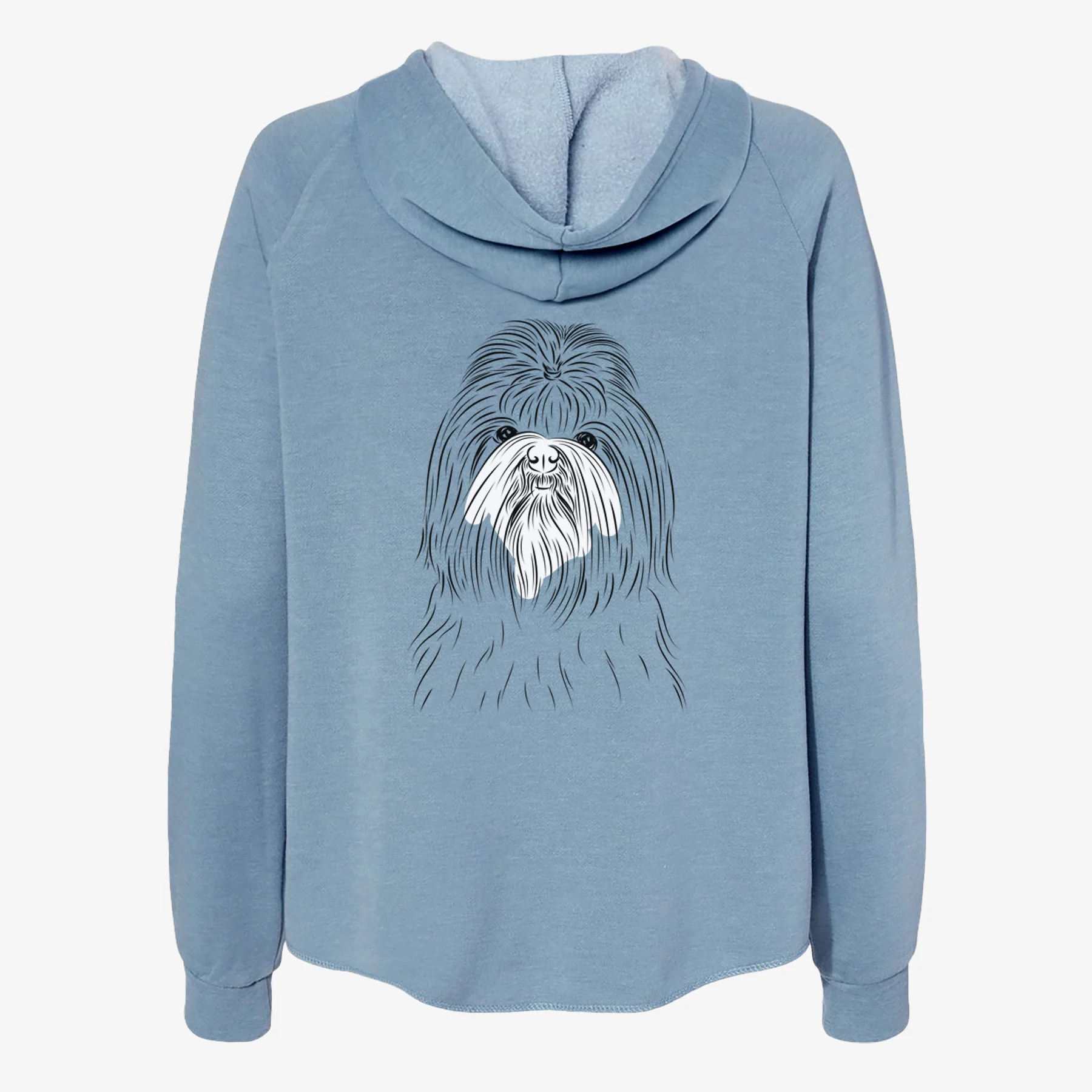 Sabine the Shih Tzu - Women's Cali Wave Zip-Up Sweatshirt - Image 6