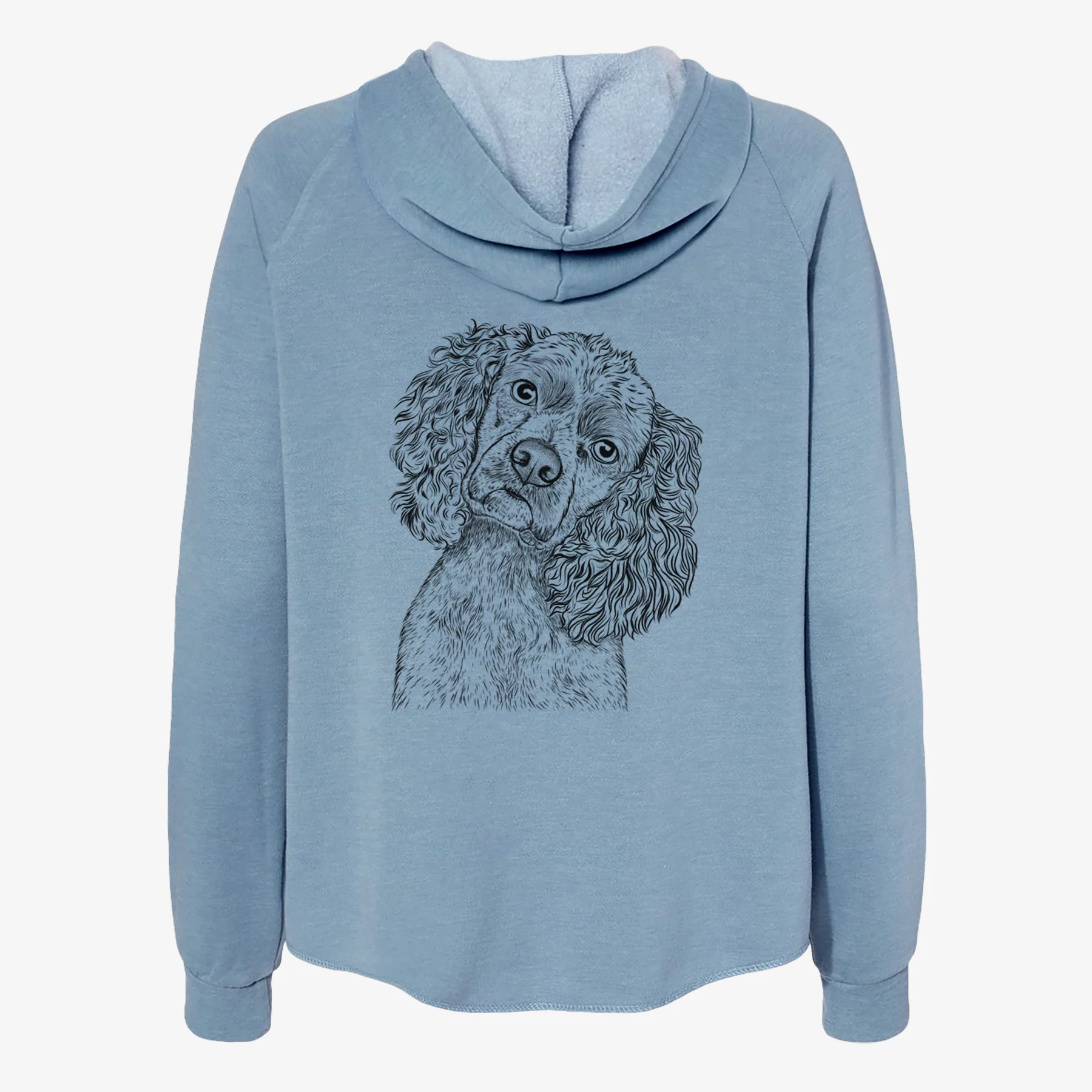 Sadie the Cocker Spaniel - Women's Cali Wave Zip-Up Sweatshirt - Image 6