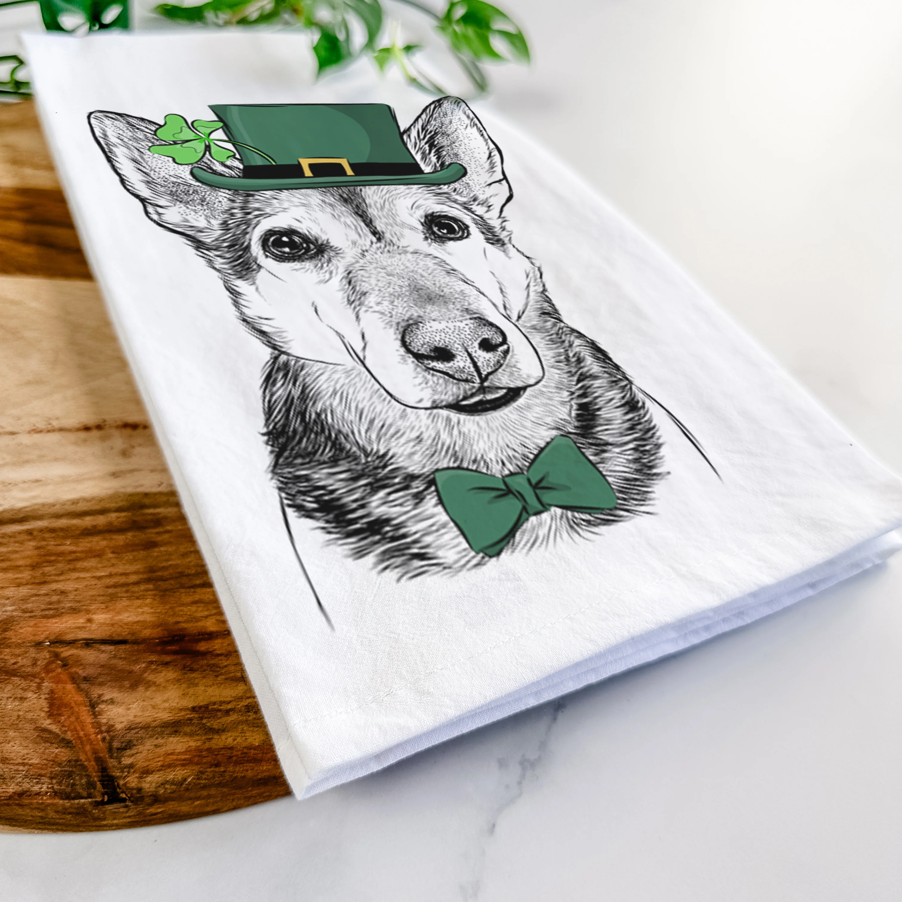 Sammie the Mixed Breed Tea Towel - Image 13