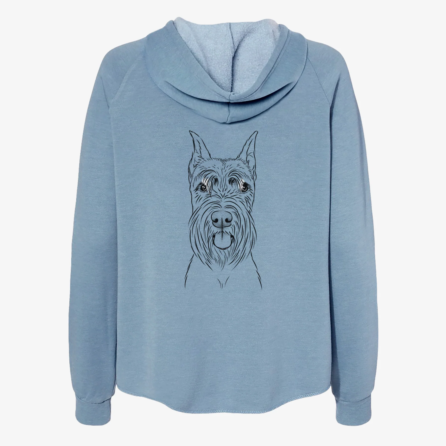 Samuel the Standard Schnauzer - Women's Cali Wave Zip-Up Sweatshirt - Image 6