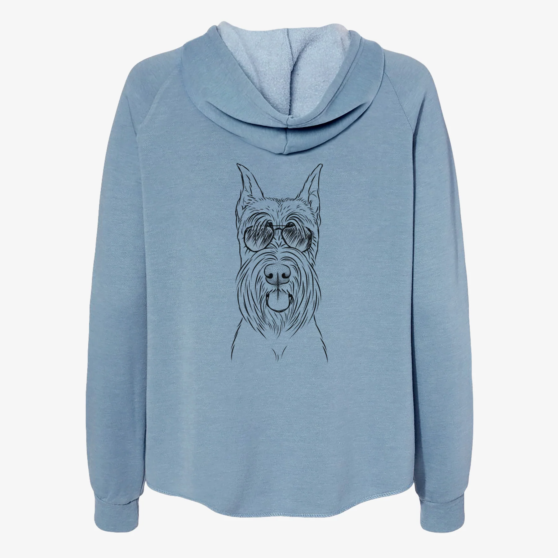 Samuel the Standard Schnauzer - Women's Cali Wave Zip-Up Sweatshirt - Image 9