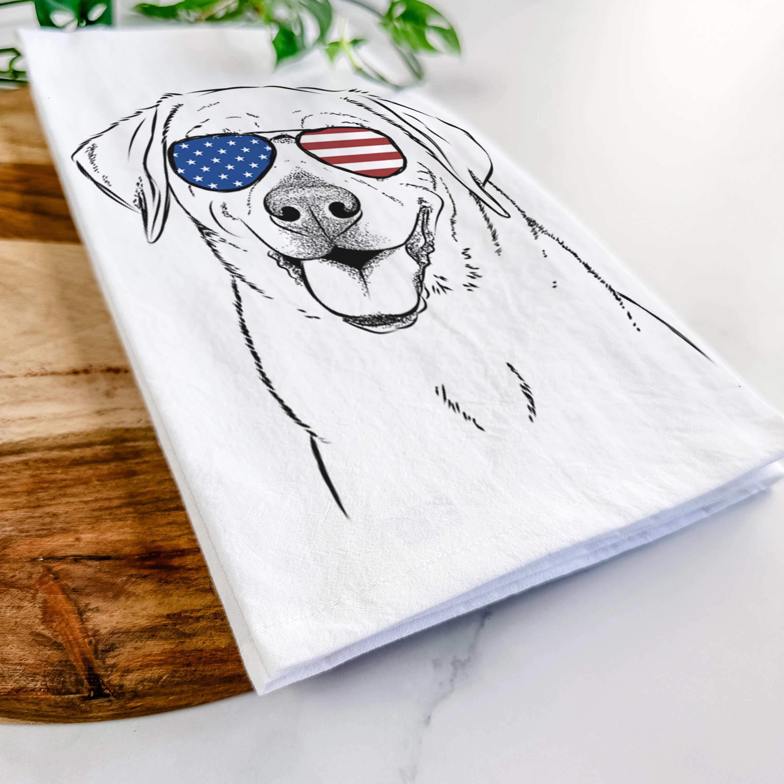 Sanford the Labrador Retriever Tea Towel - Image 12