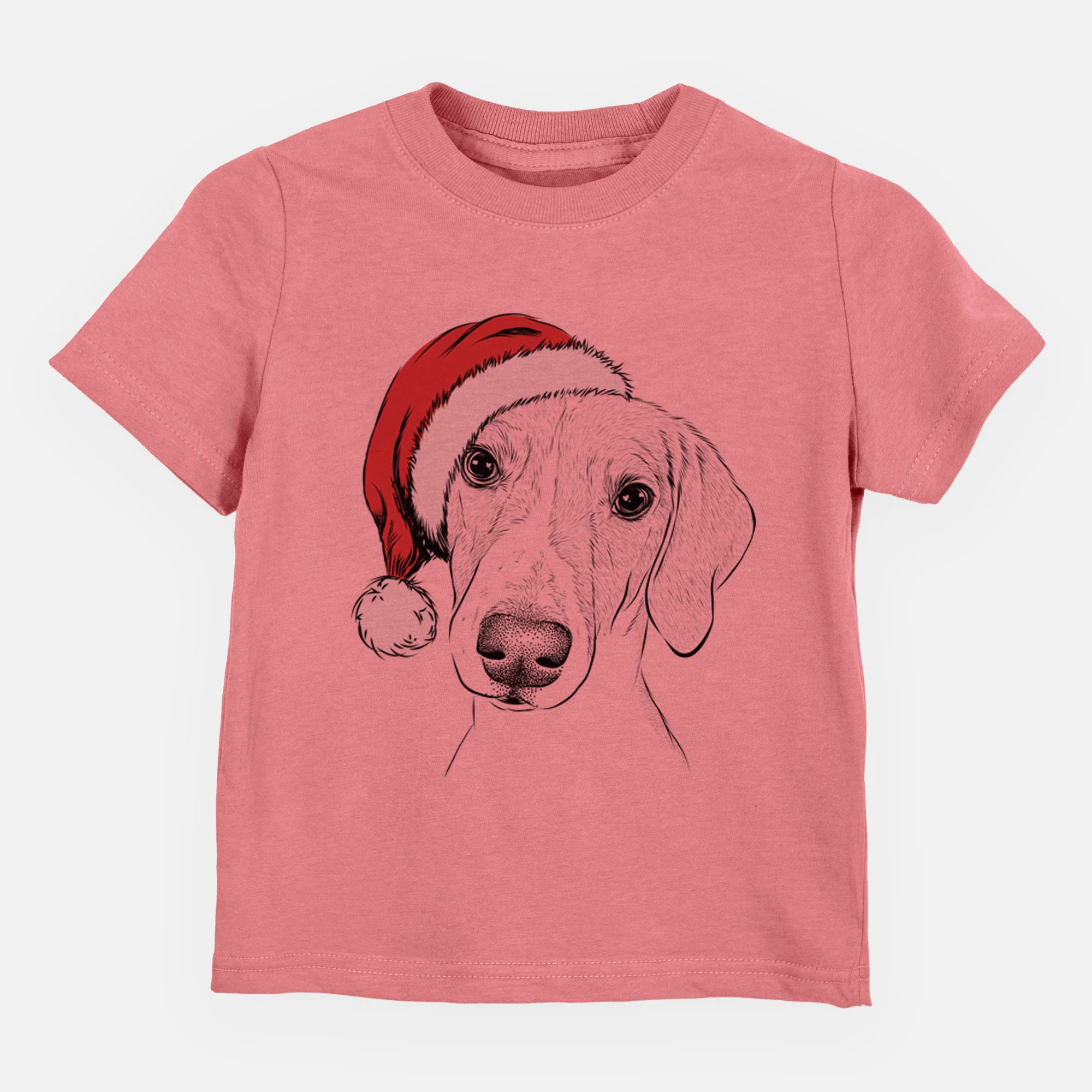 Santa Stanley the Foxhound - Kids/Youth/Toddler Shirt - Image 4