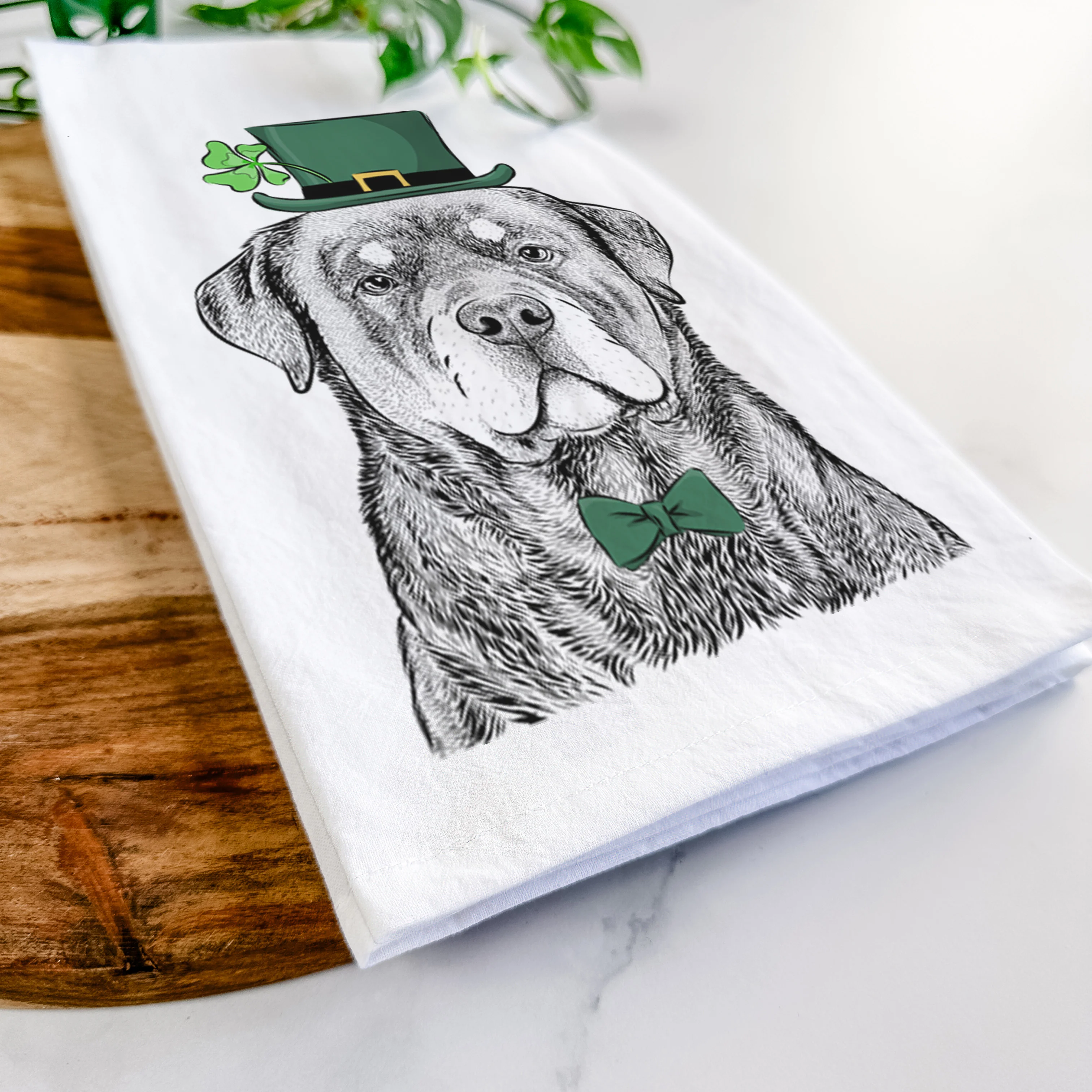Sarge the Rottweiler Tea Towel - Image 13
