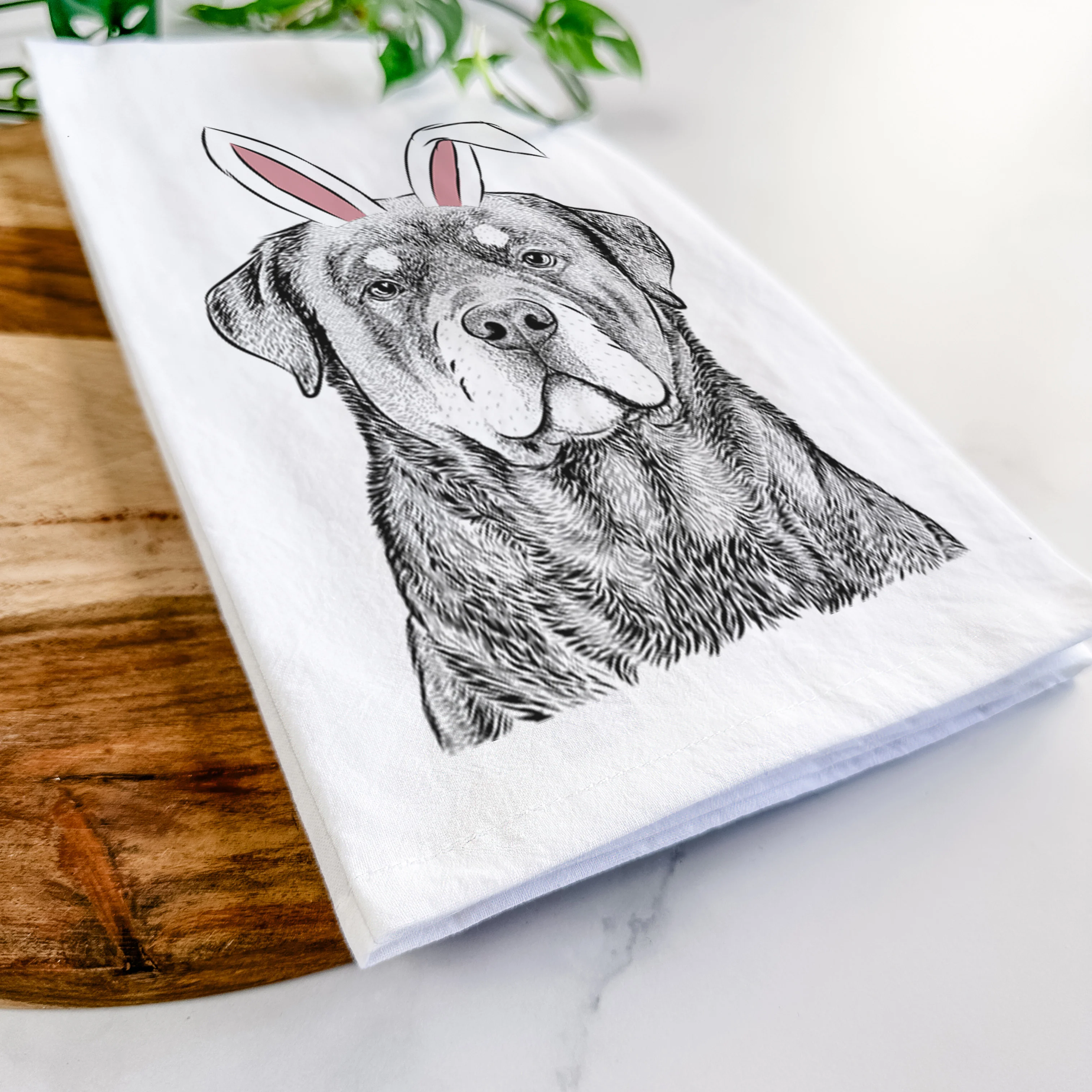 Sarge the Rottweiler Tea Towel - Image 14