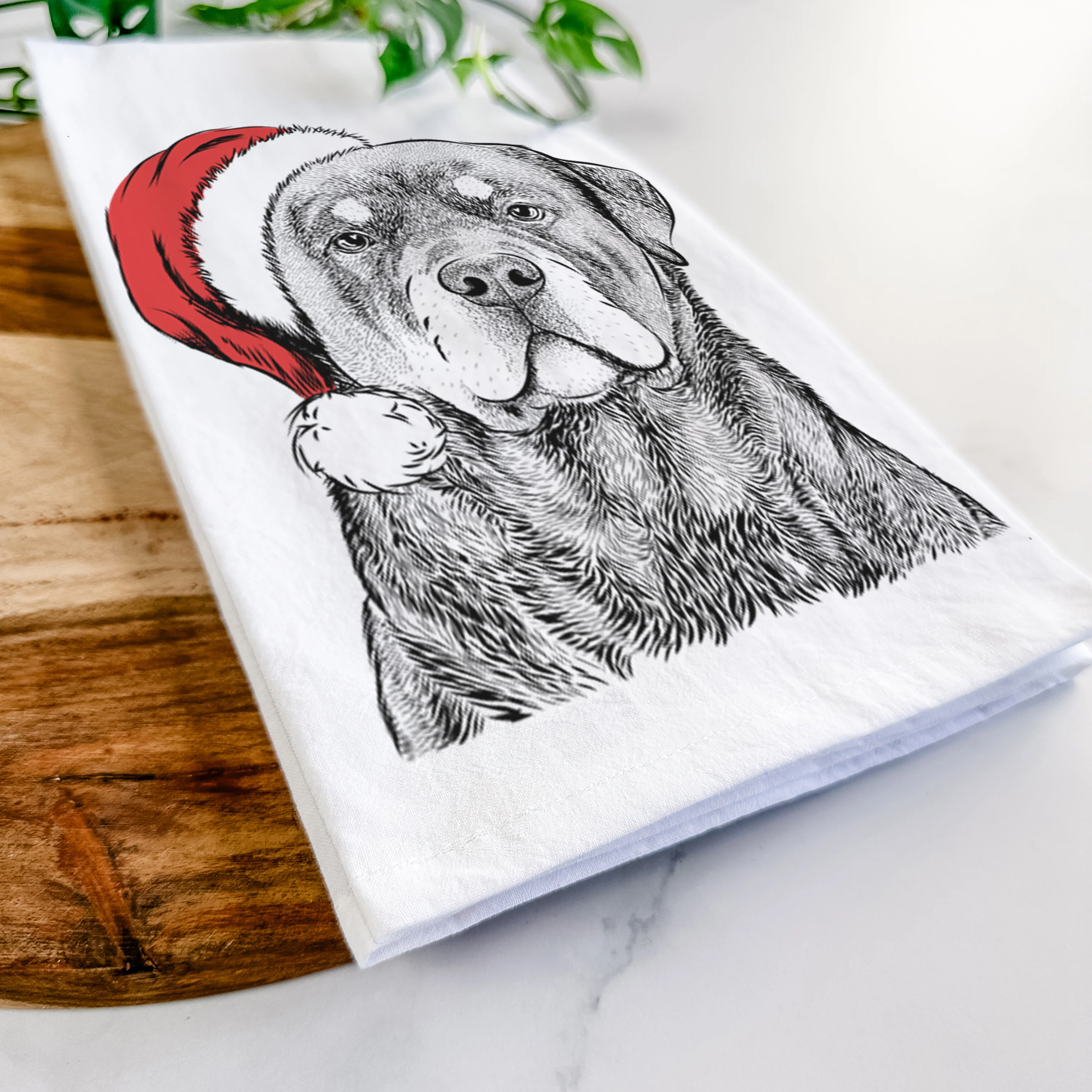 Sarge the Rottweiler Tea Towel - Image 9