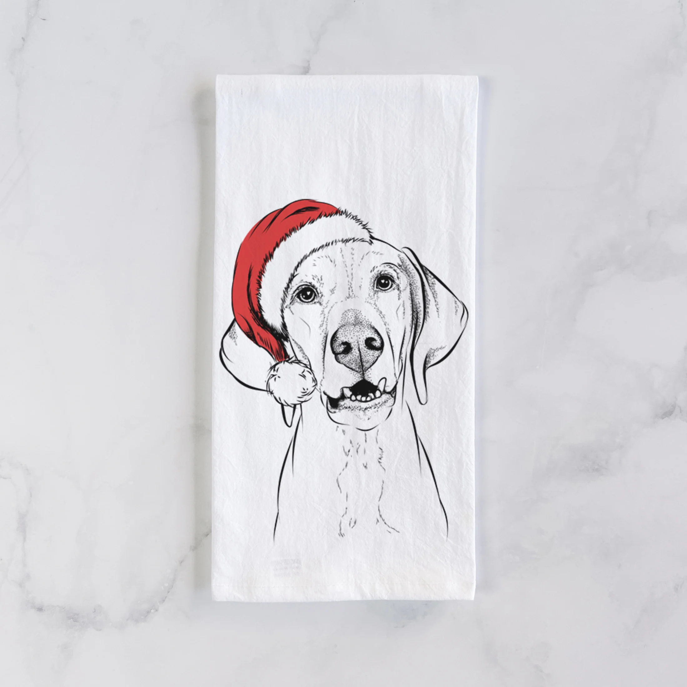 Sarge the Vizsla Tea Towel - Image 2