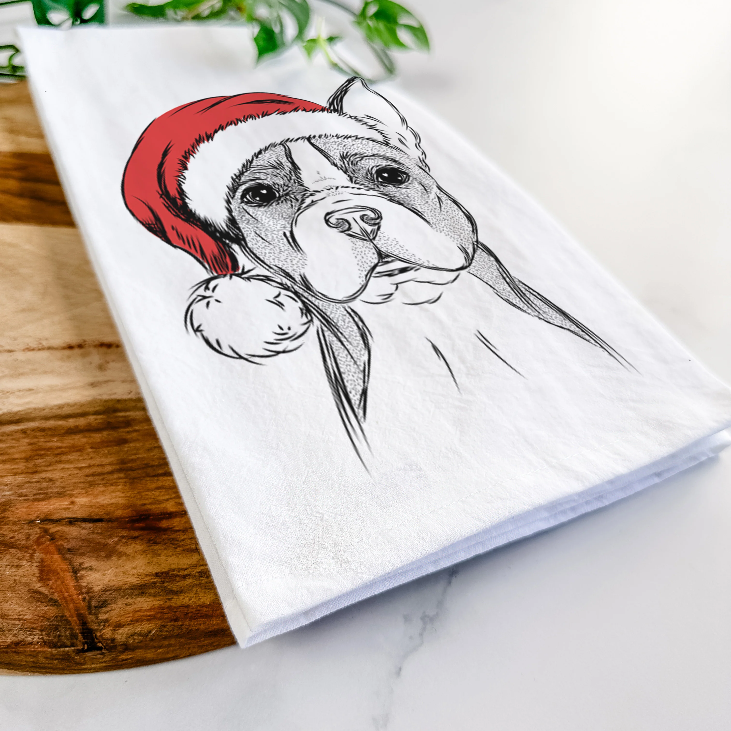 Scout the Boston Terrier Tea Towel - Image 9