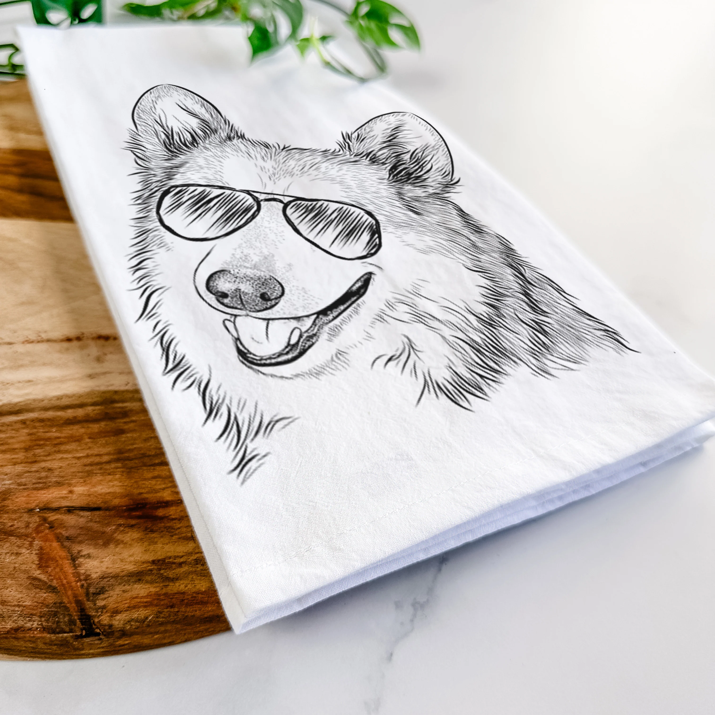 Scout the Pembroke Welsh Corgi Tea Towel - Image 6