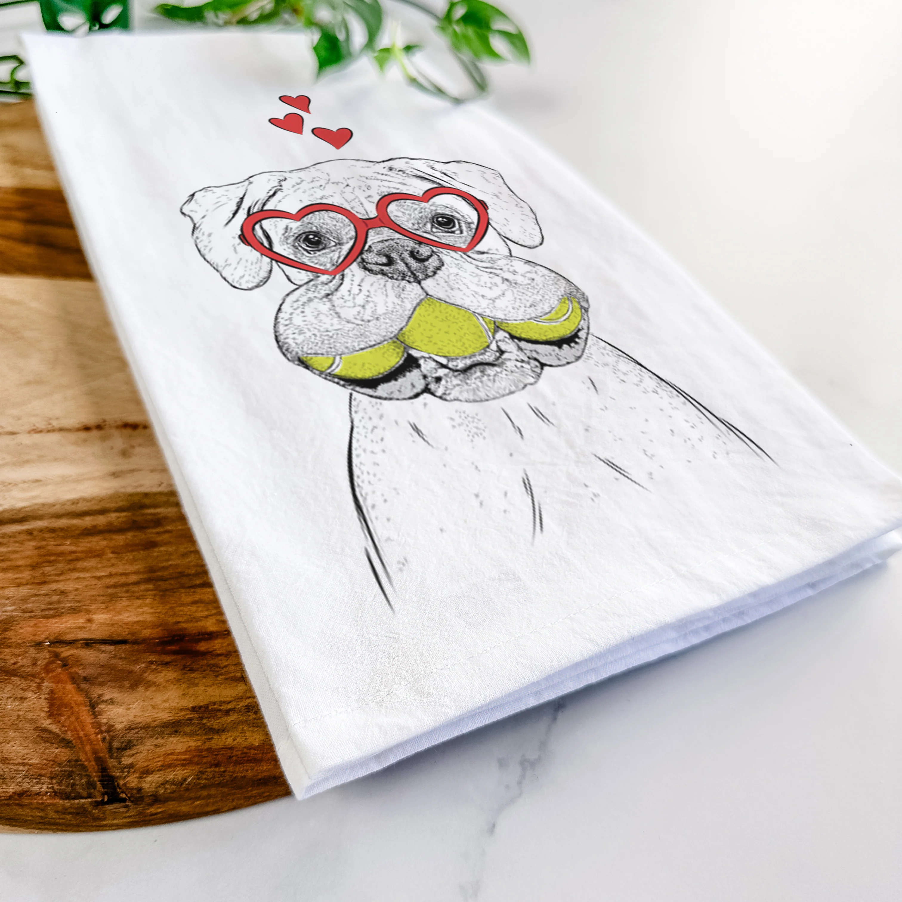Seamus the Boxer Tea Towel - Image 7